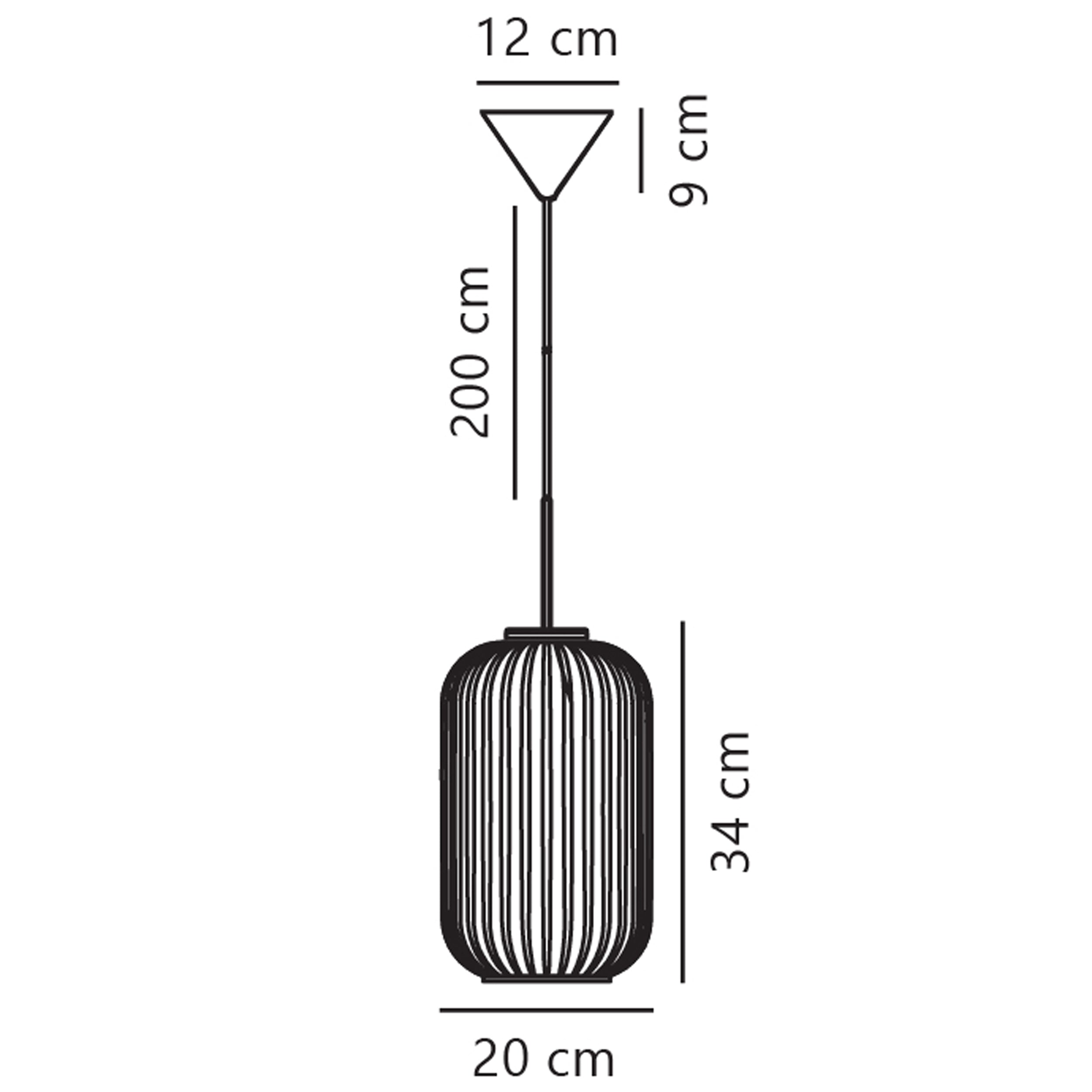 Lampa wisząca Milford biała ze złotym detalem