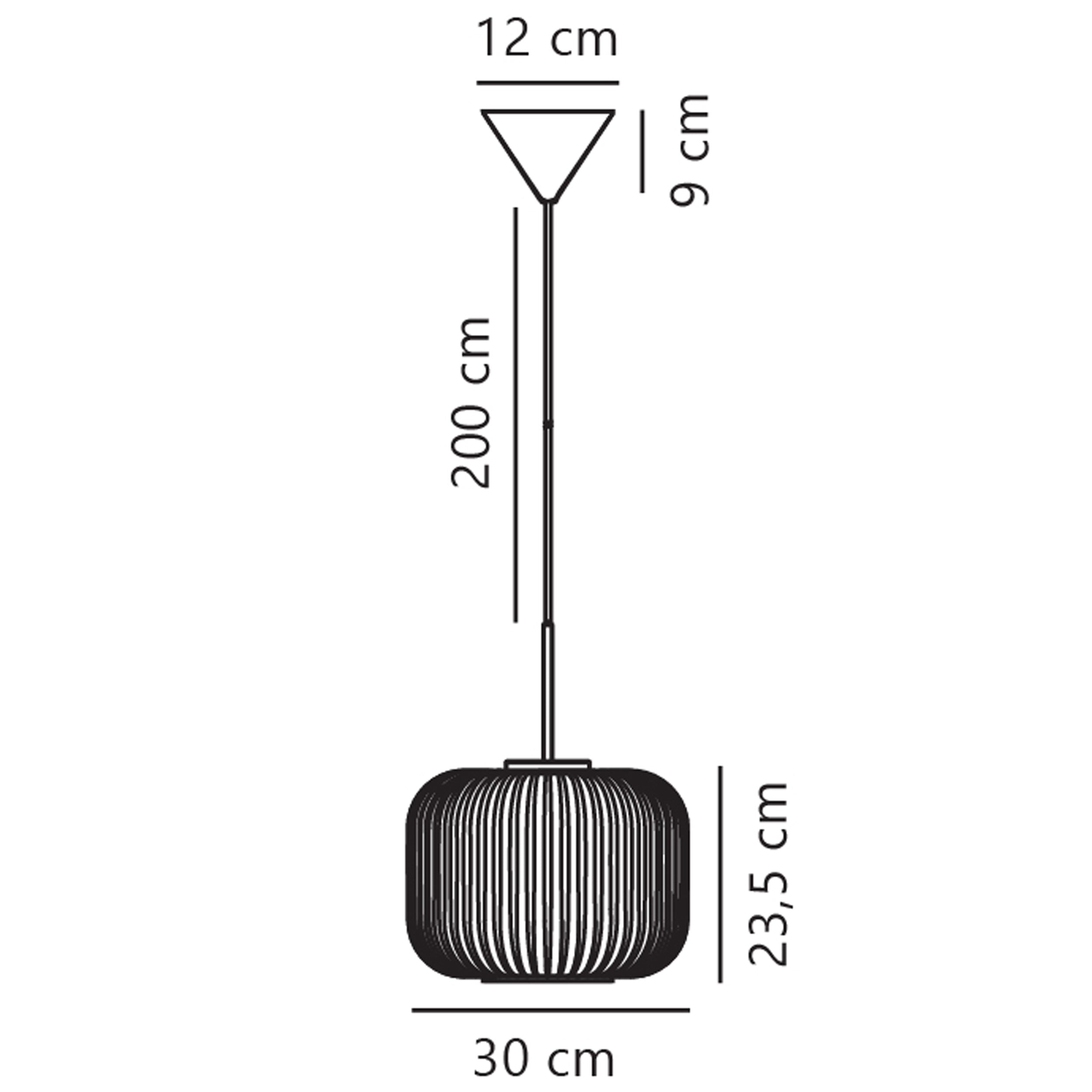 Lampa wisząca Milford beżowa