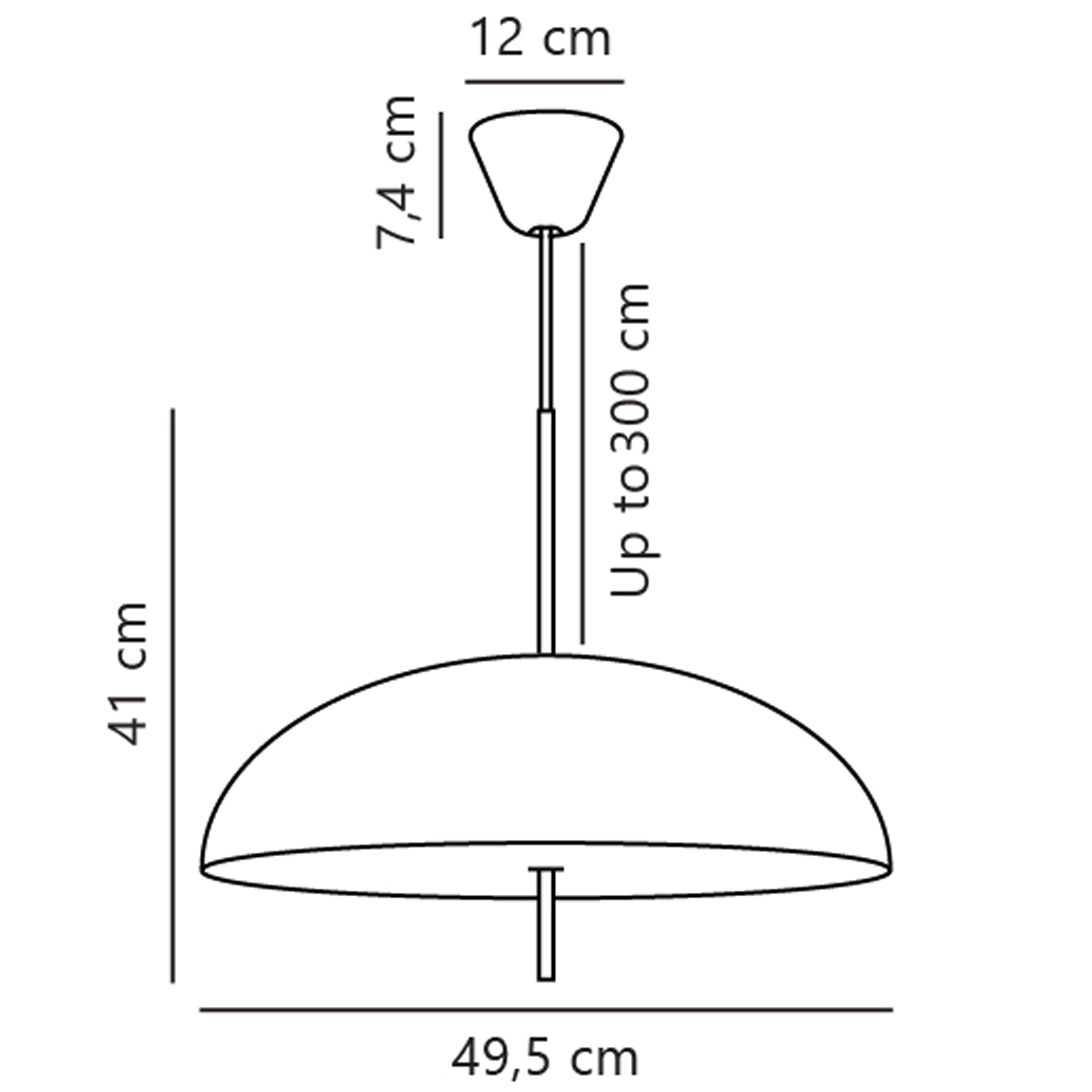 Lampa wisząca Versale kaszmirowa