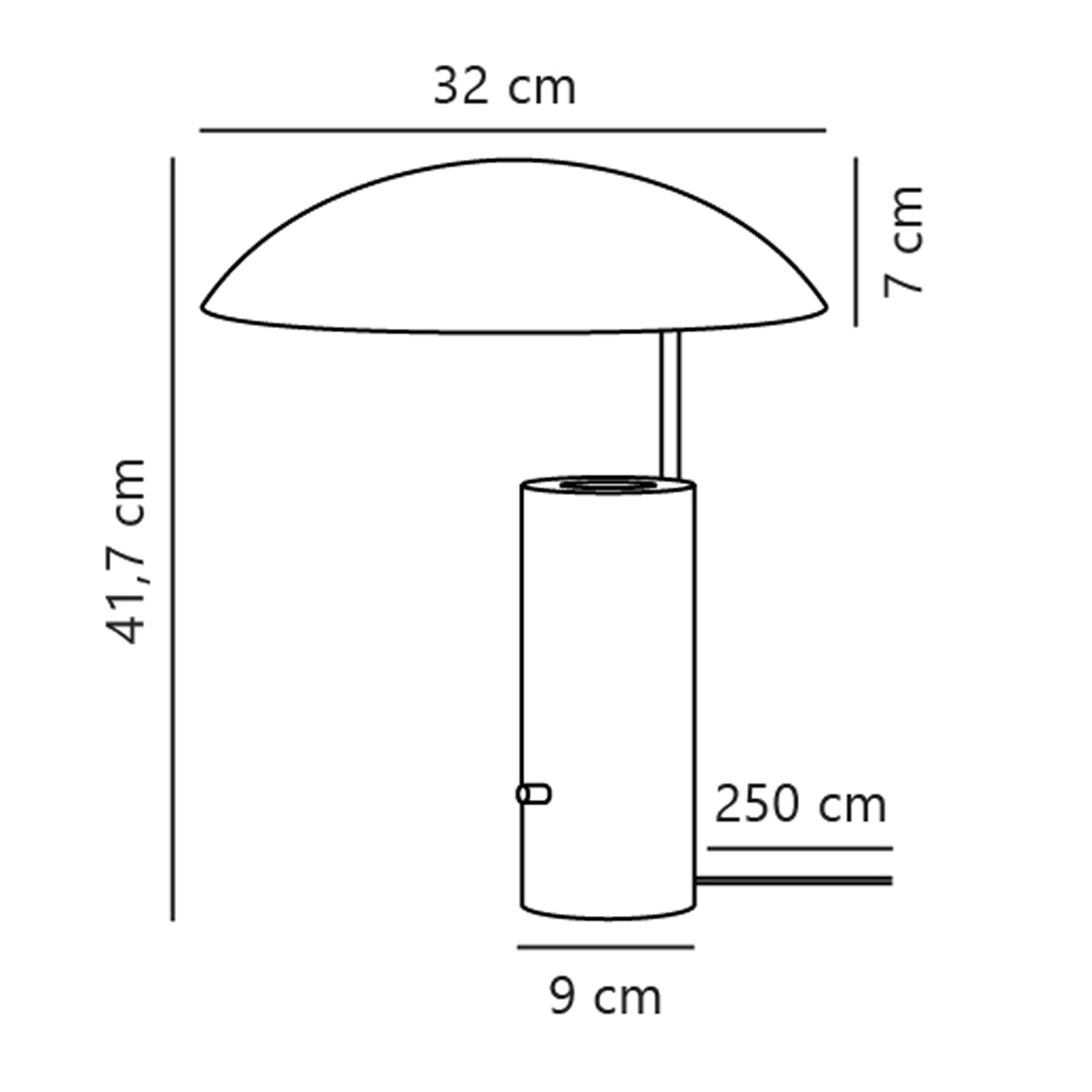 Lampa stołowa Mademoiselles czarny marmur
