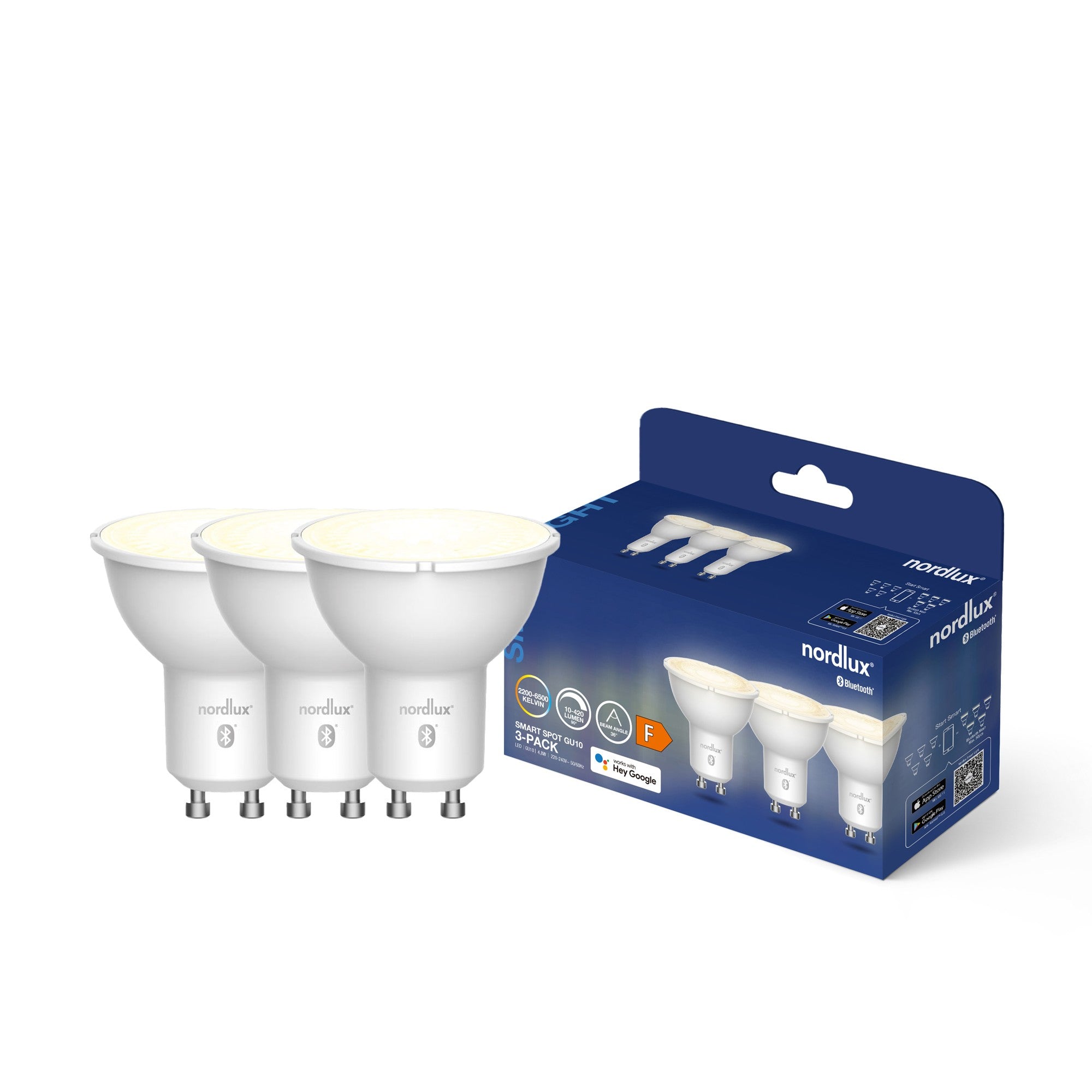 Żarówka Smart Home LED x3 GU10 biała 2200-6500k