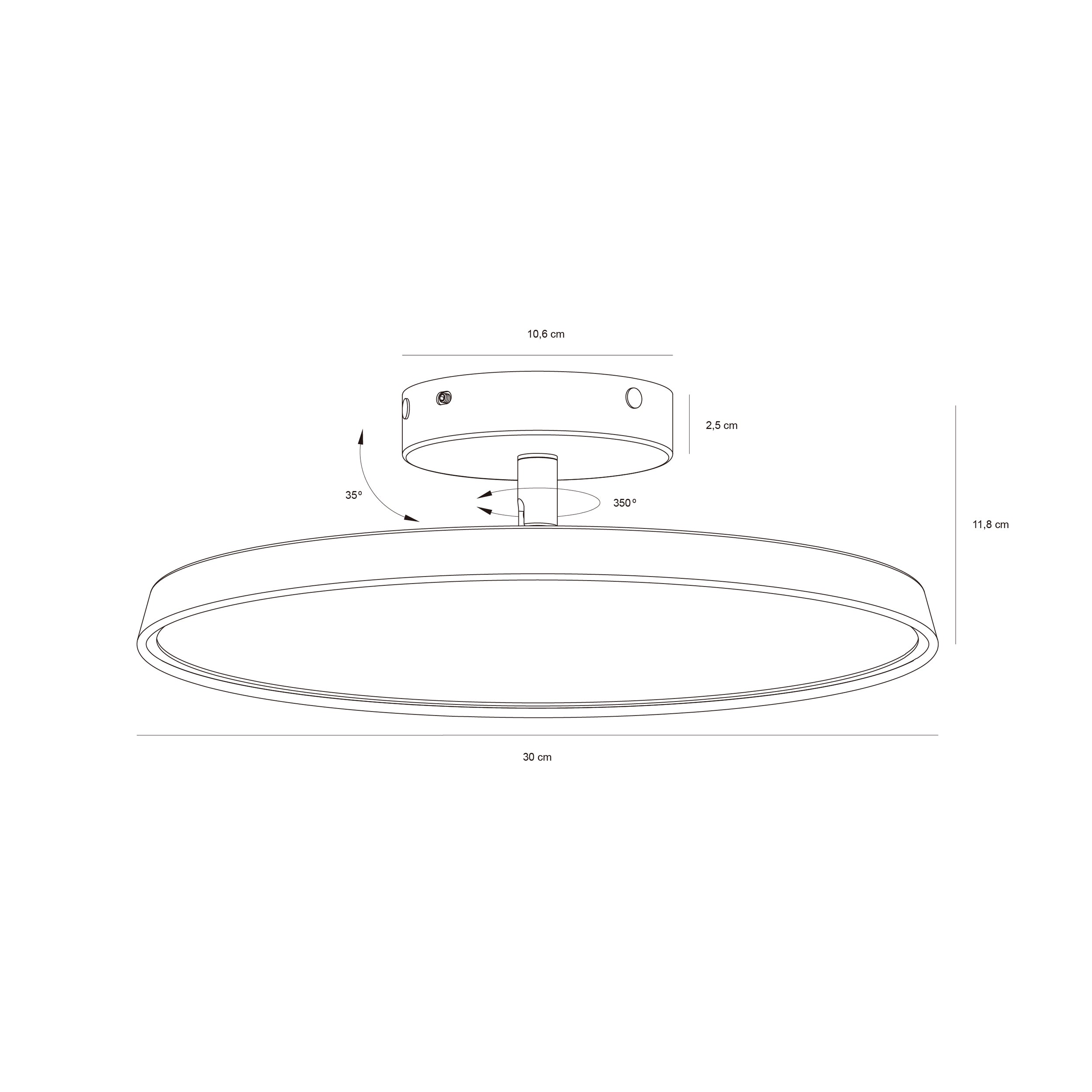 Plafon Kaito x2 Pro LED biały