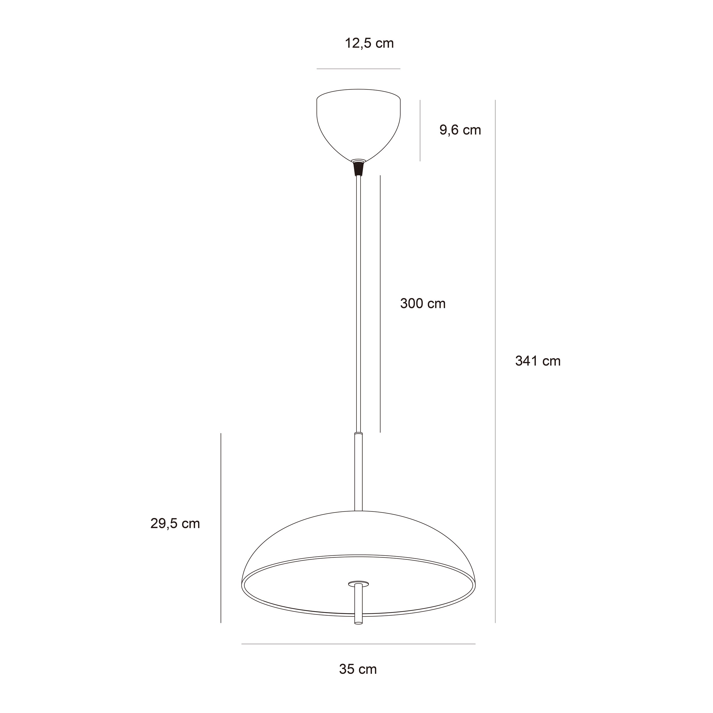 Lampa wisząca Versale cappuccino