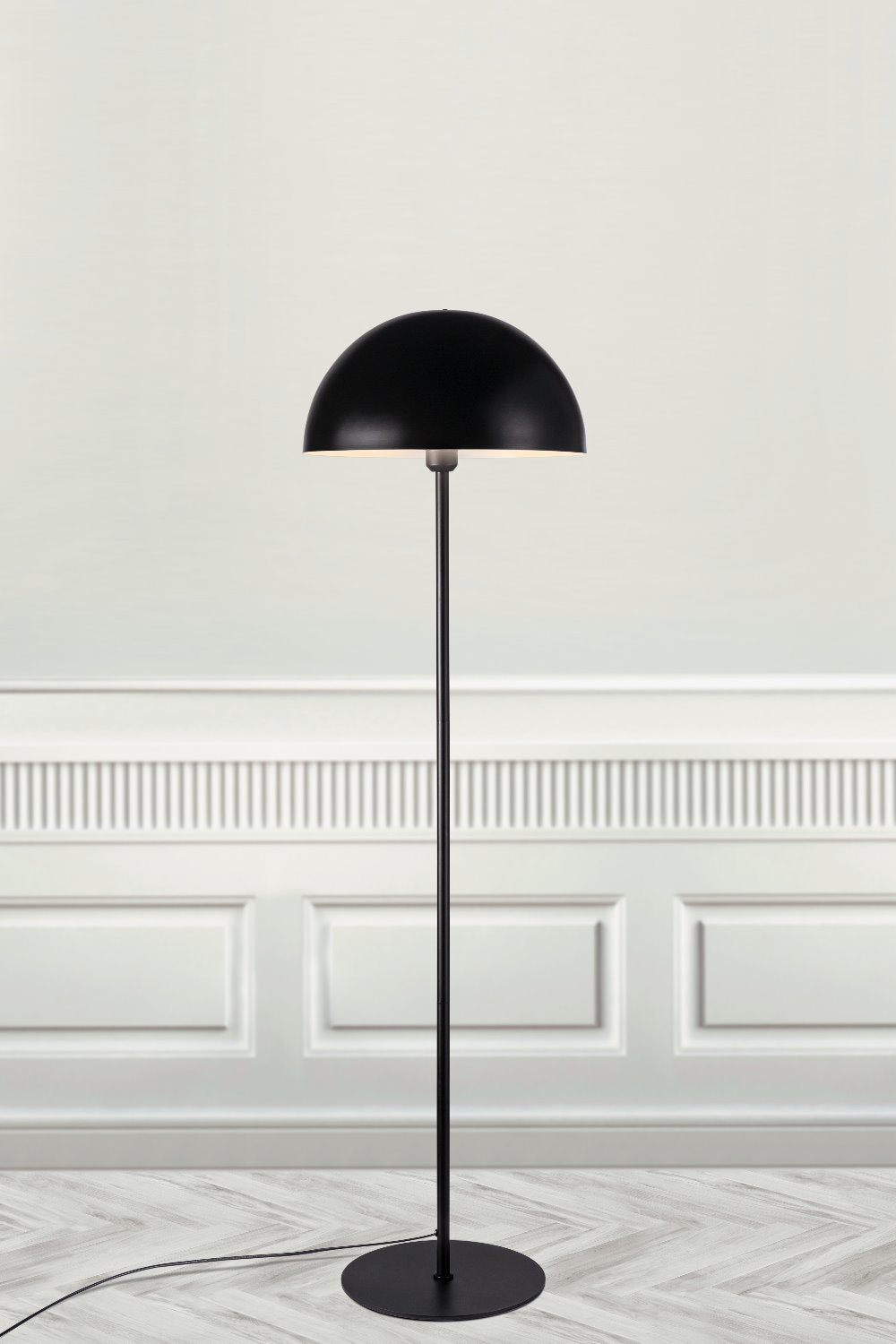 Lampa podłogowa Ellen 140 cm czarna