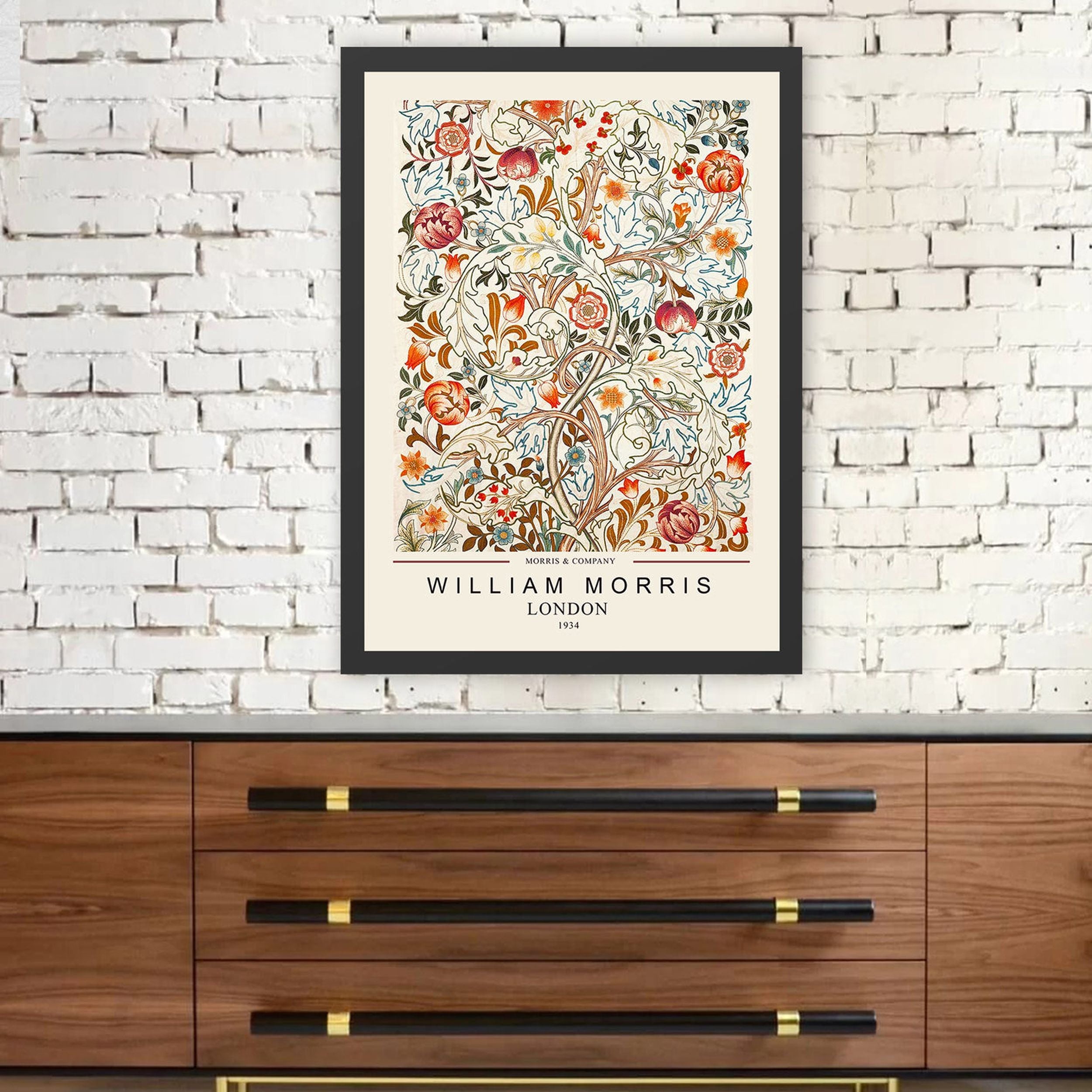 Plakat w ramie Pixel 45x35 cm wielokolorowy