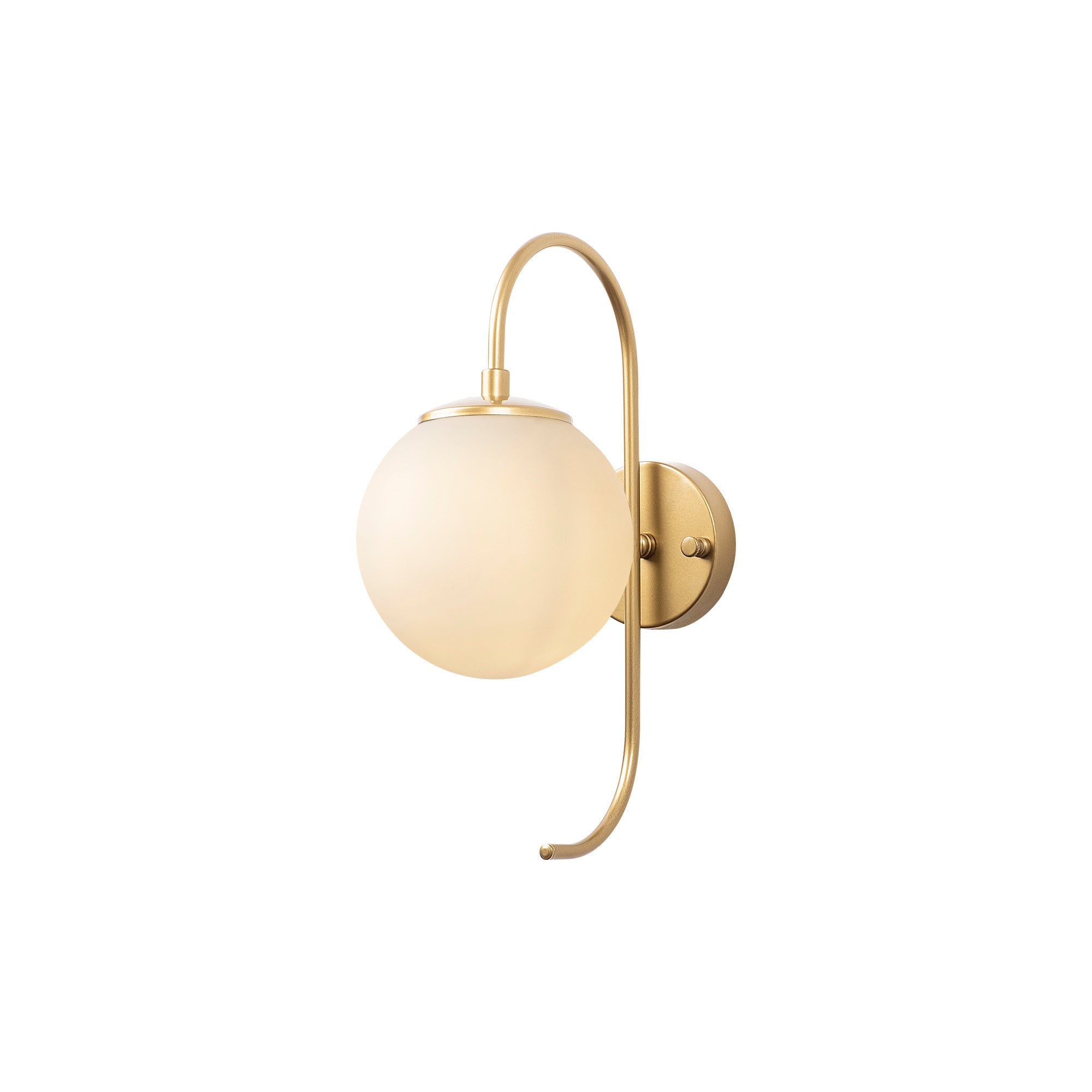 Lampa ścienna Tribilia biało-złota