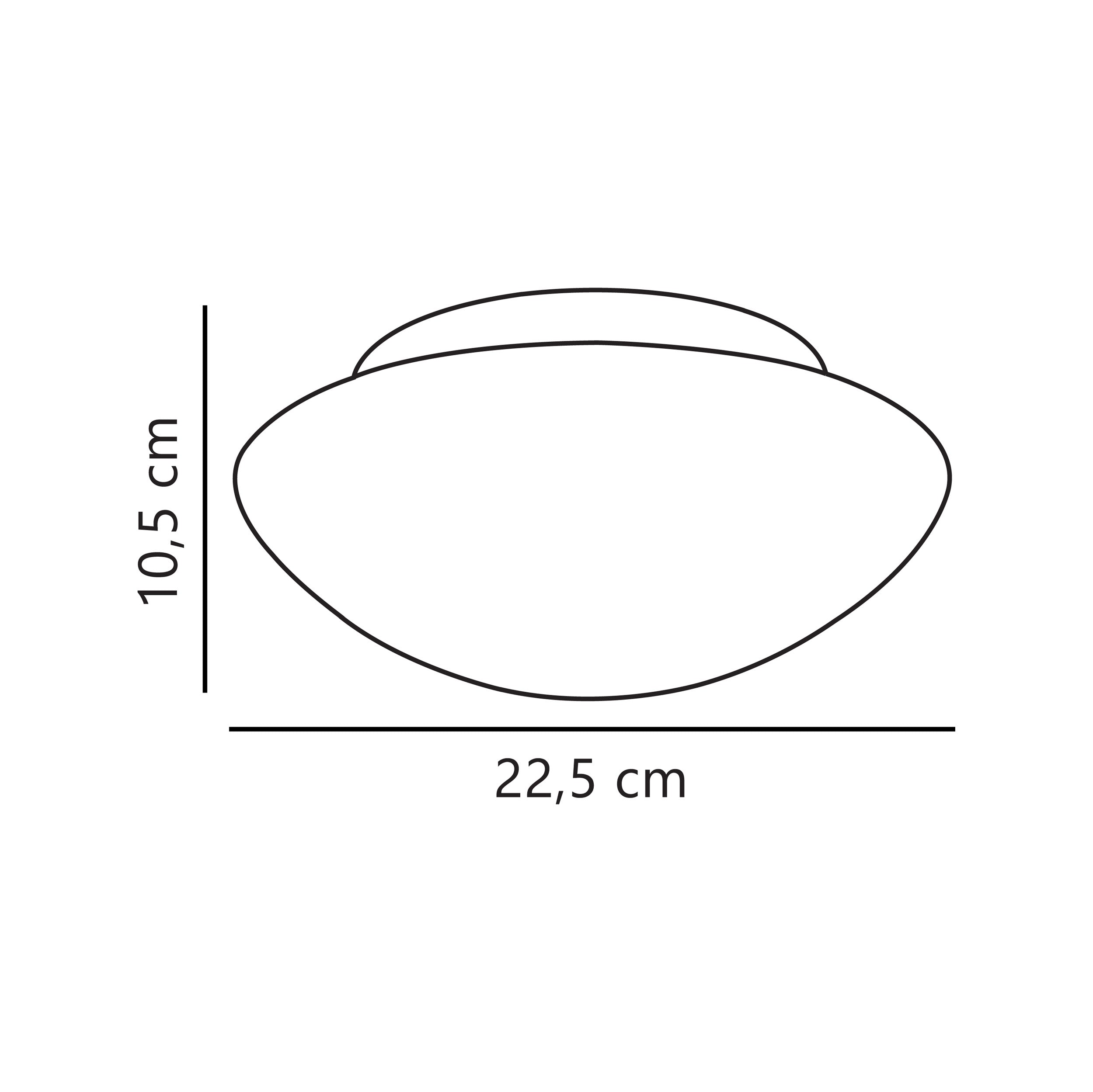 Plafon Ufo biały IP44