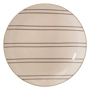 Talerz Bloomingville Folki z kamionki średnica 25 cm