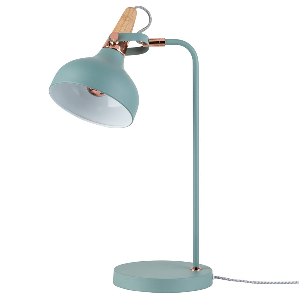 Lampka biurkowa Nibbler delikatna zieleń