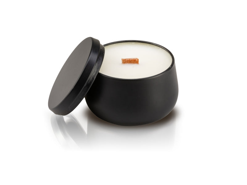 Świeca sojowa zapachowa Moon Black Opium 150 ml czarny metal