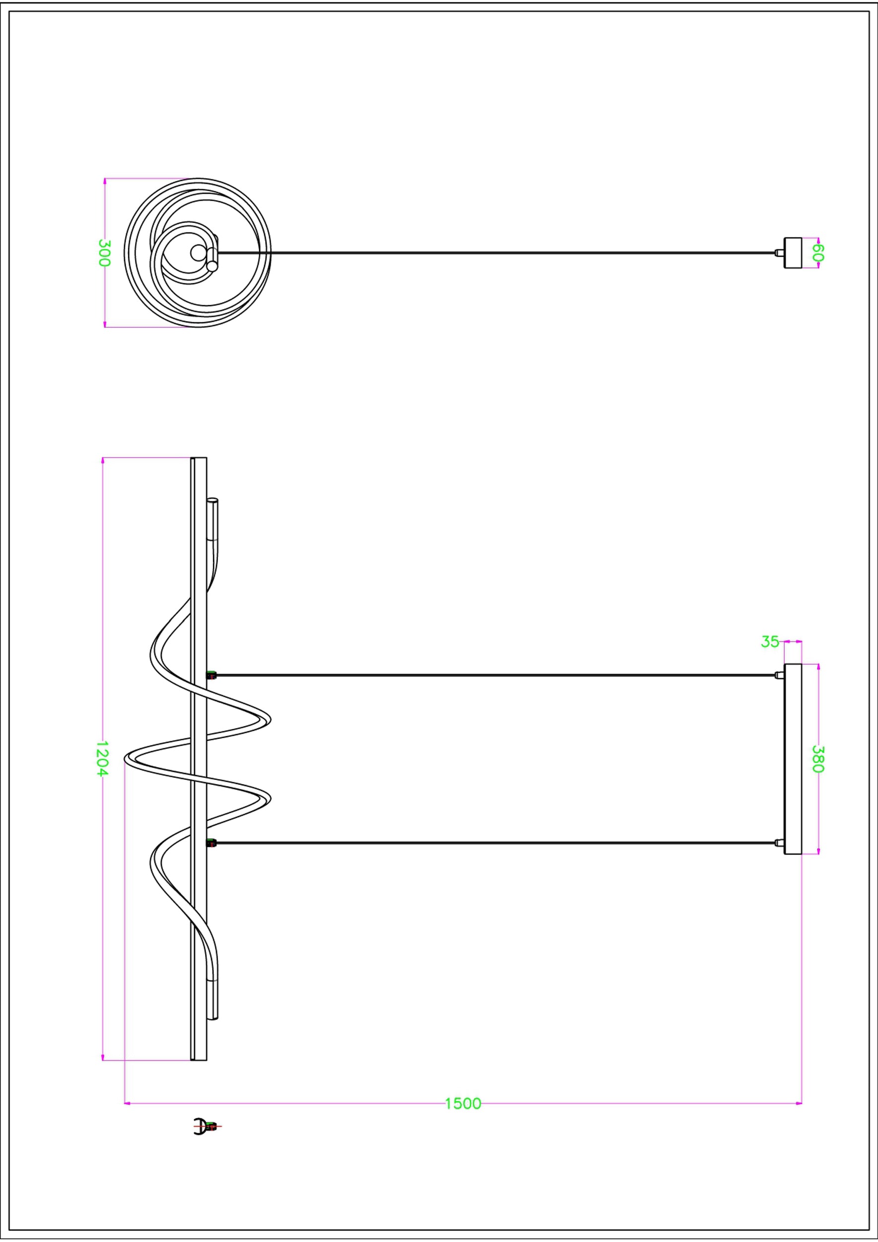Lampa wisząca Velenne złota