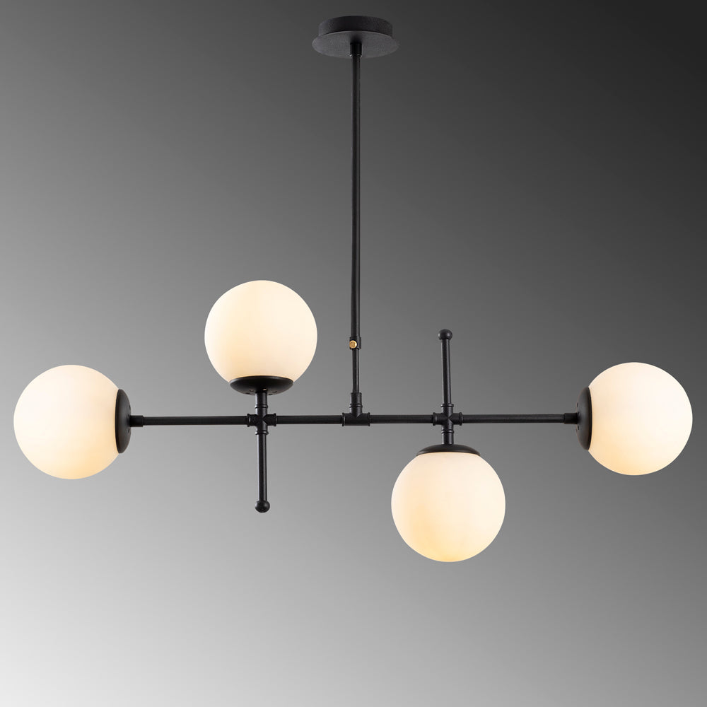 Lampa wisząca Tuiren x4 czarna