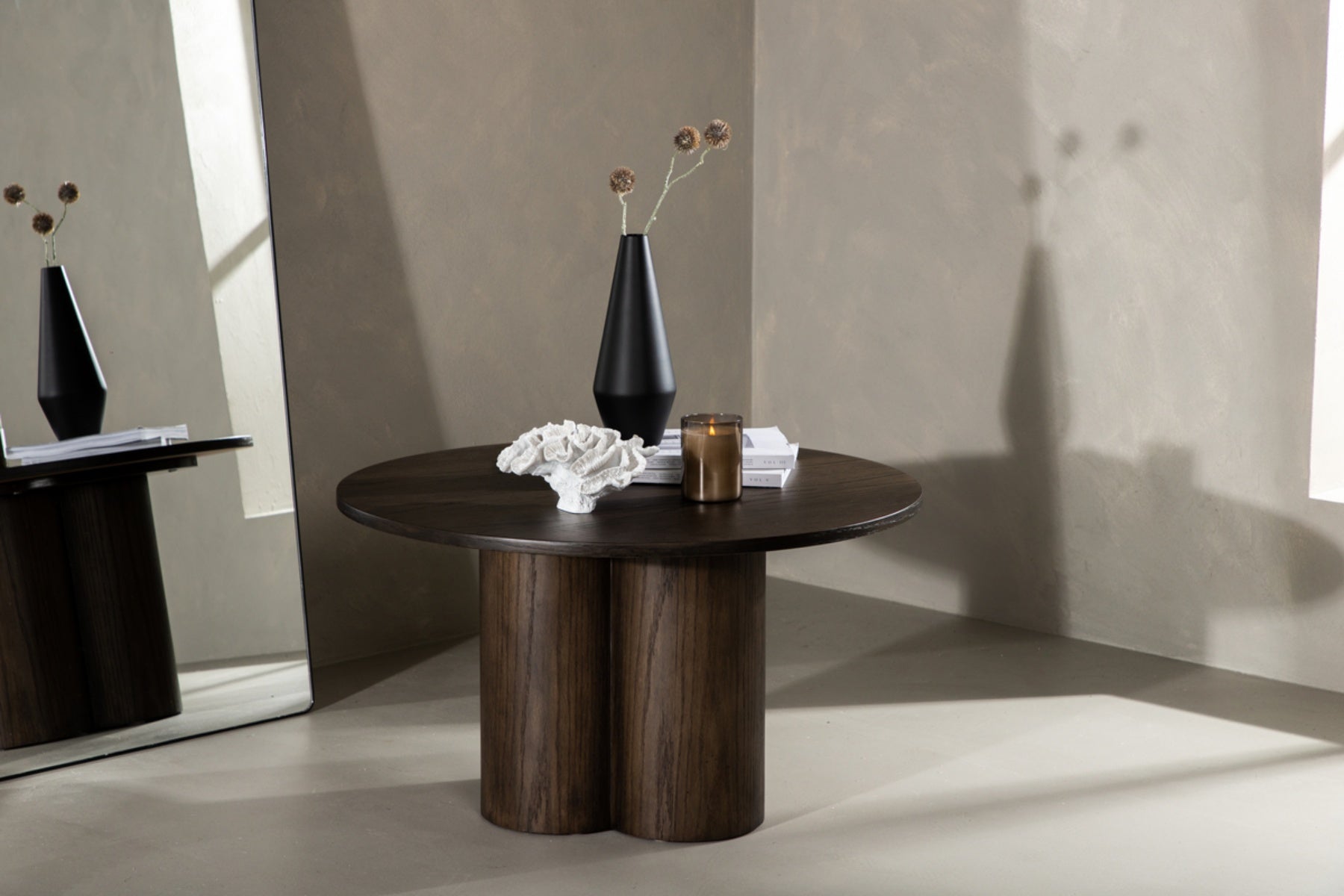 Stolik kawowy Convalder 80x80 cm mokka