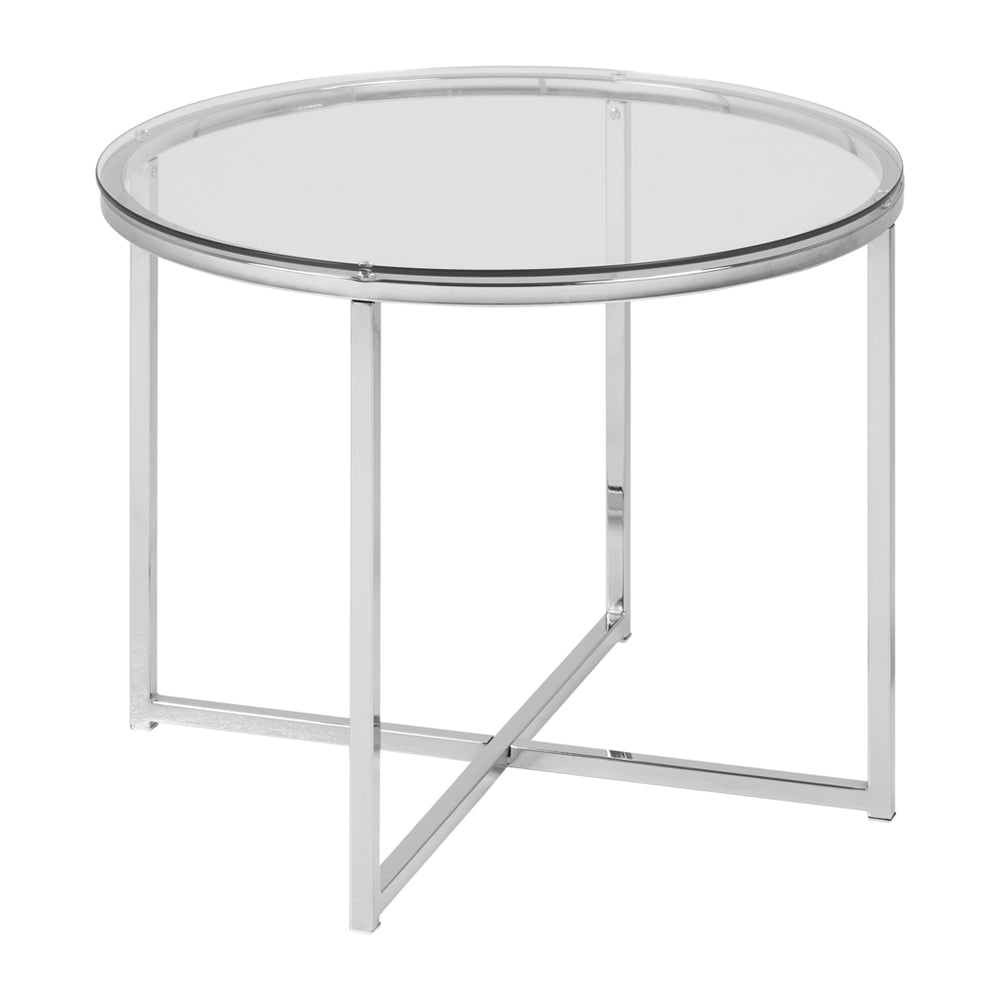 Stolik kawowy Udbina szklany średnica 55 cm