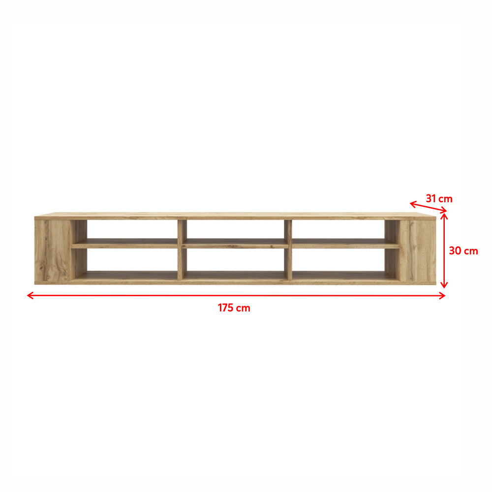 Szafka RTV Wall 175 cm Czarny