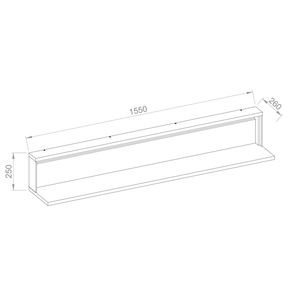 Półka Quant 155 cm