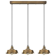 Lampa wisząca Frodes x3 złota