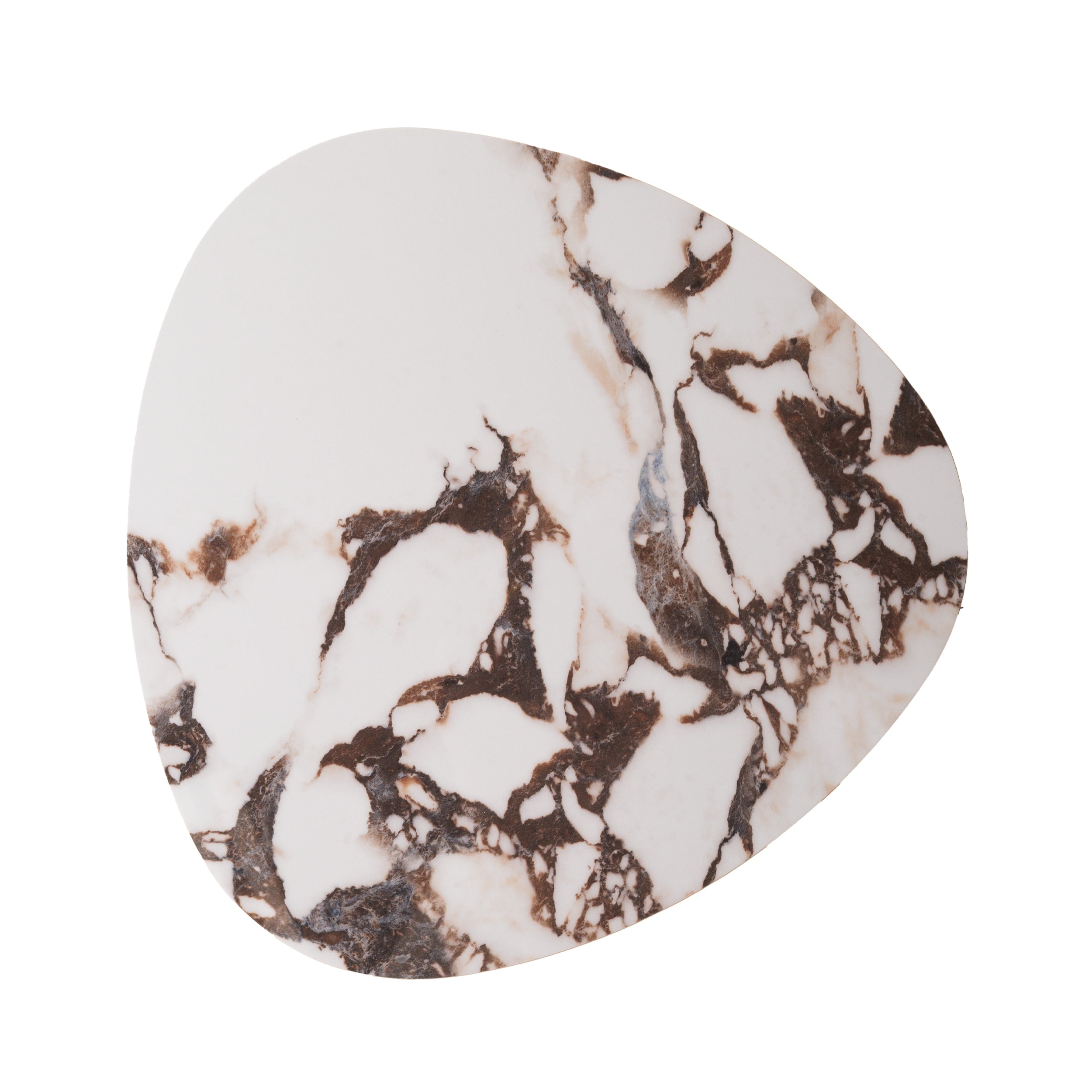 Kinkiet kamienny Marbles 18 cm biało-brązowy