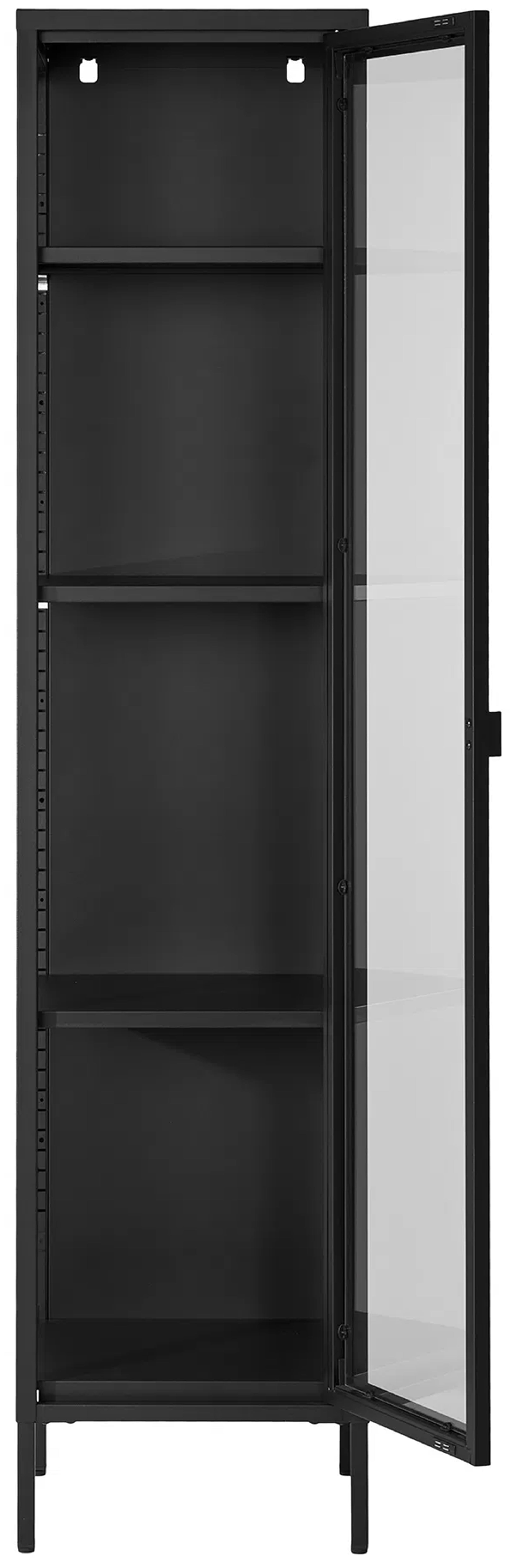 Witryna Centho 180 cm czarna