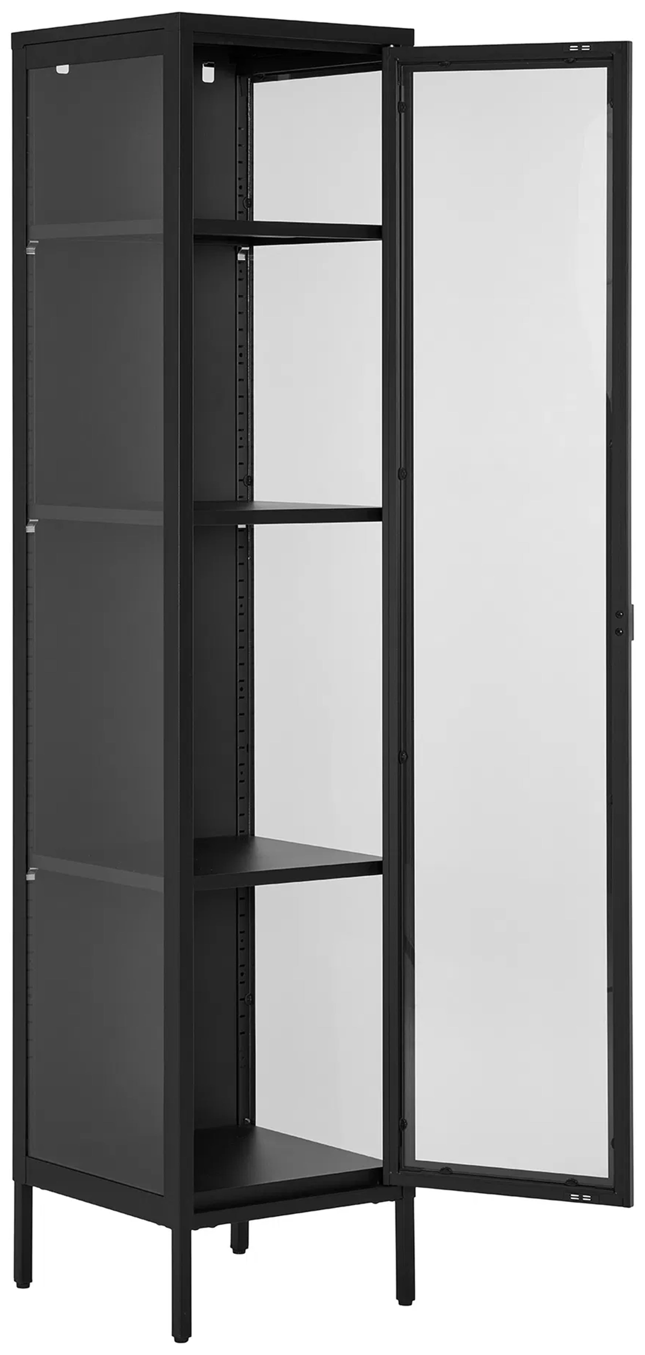 Witryna Centho 180 cm czarna