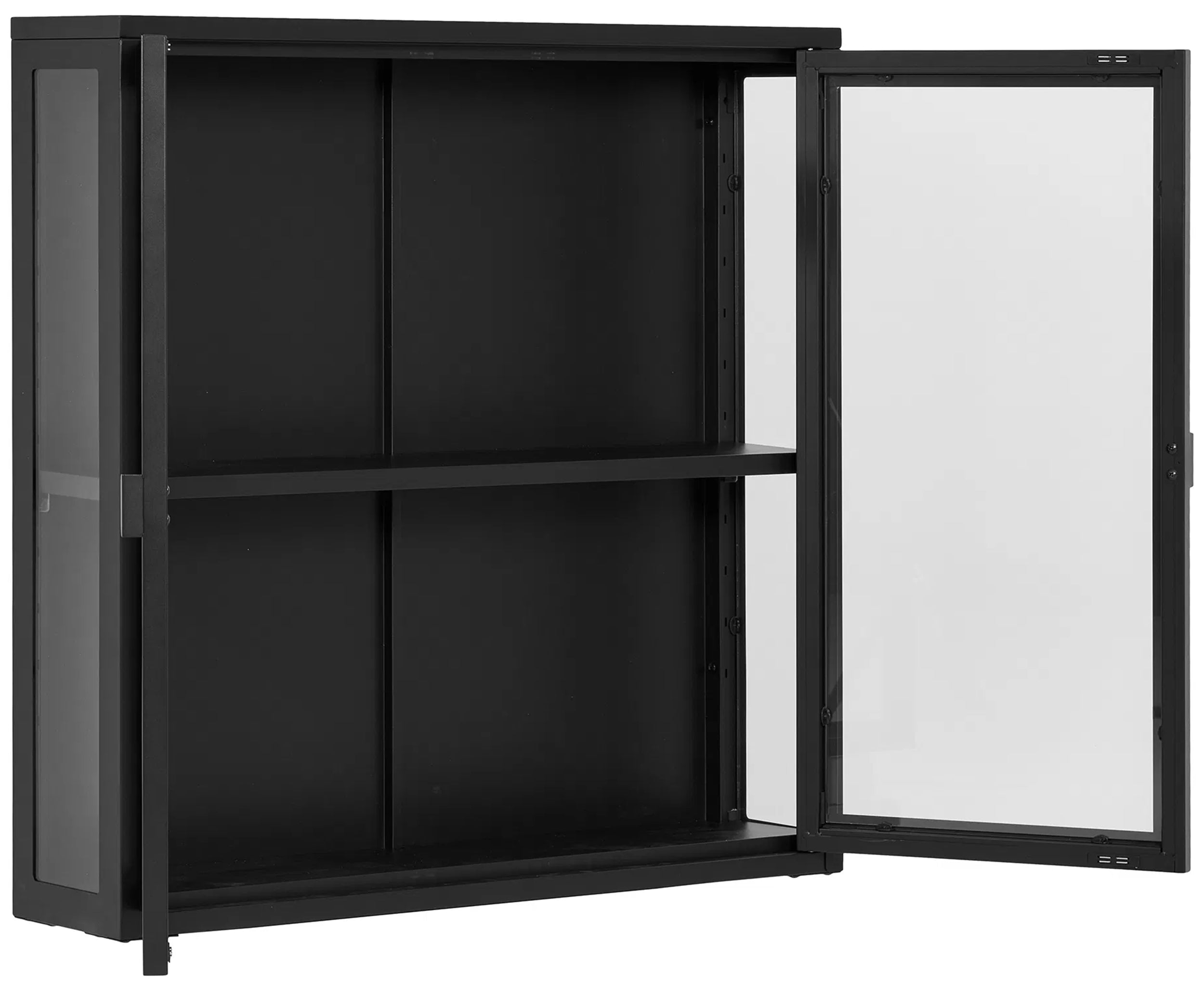 Witryna wisząca Centho 80 cm czarna