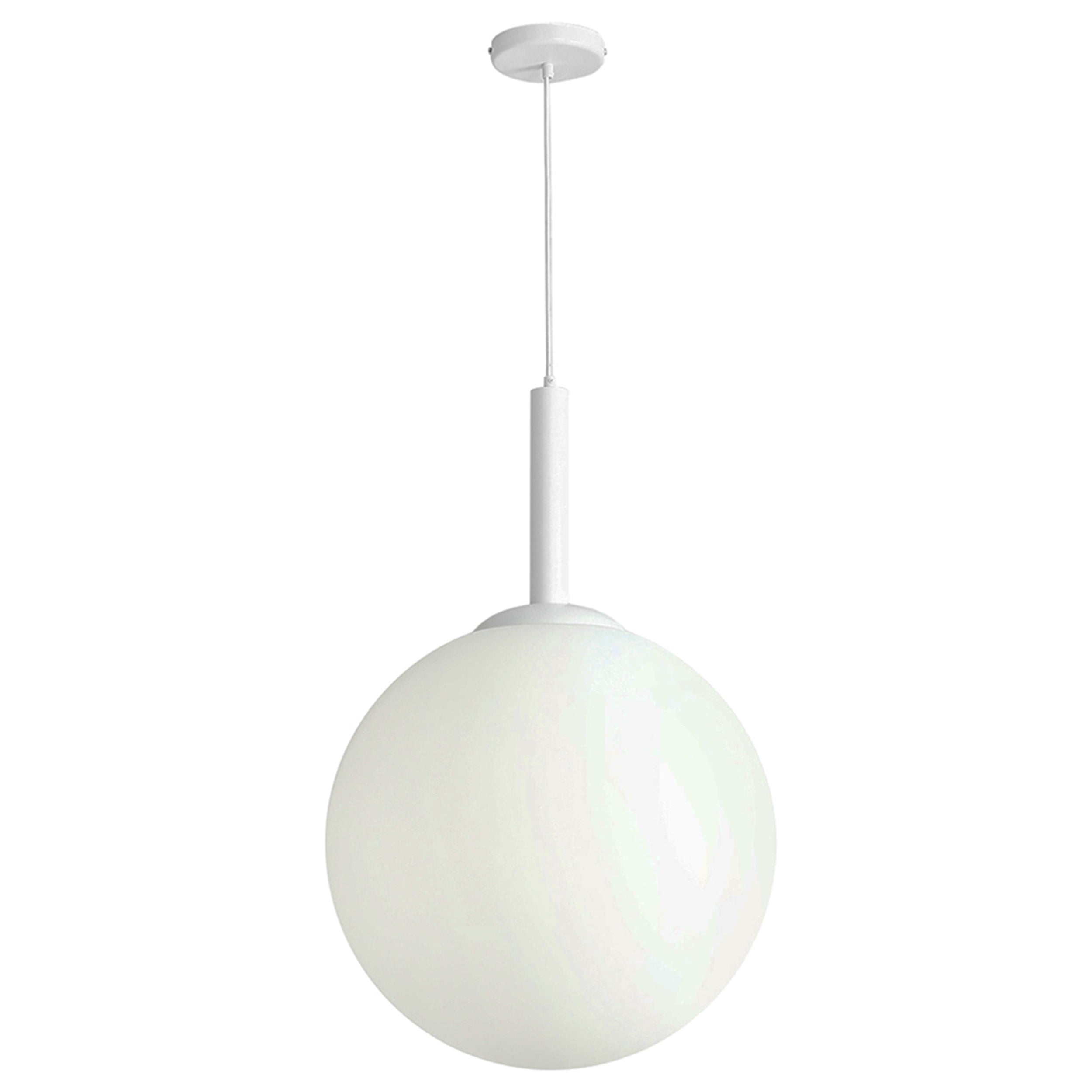 Lampa wisząca Mauric x3 średnica 50 cm biała