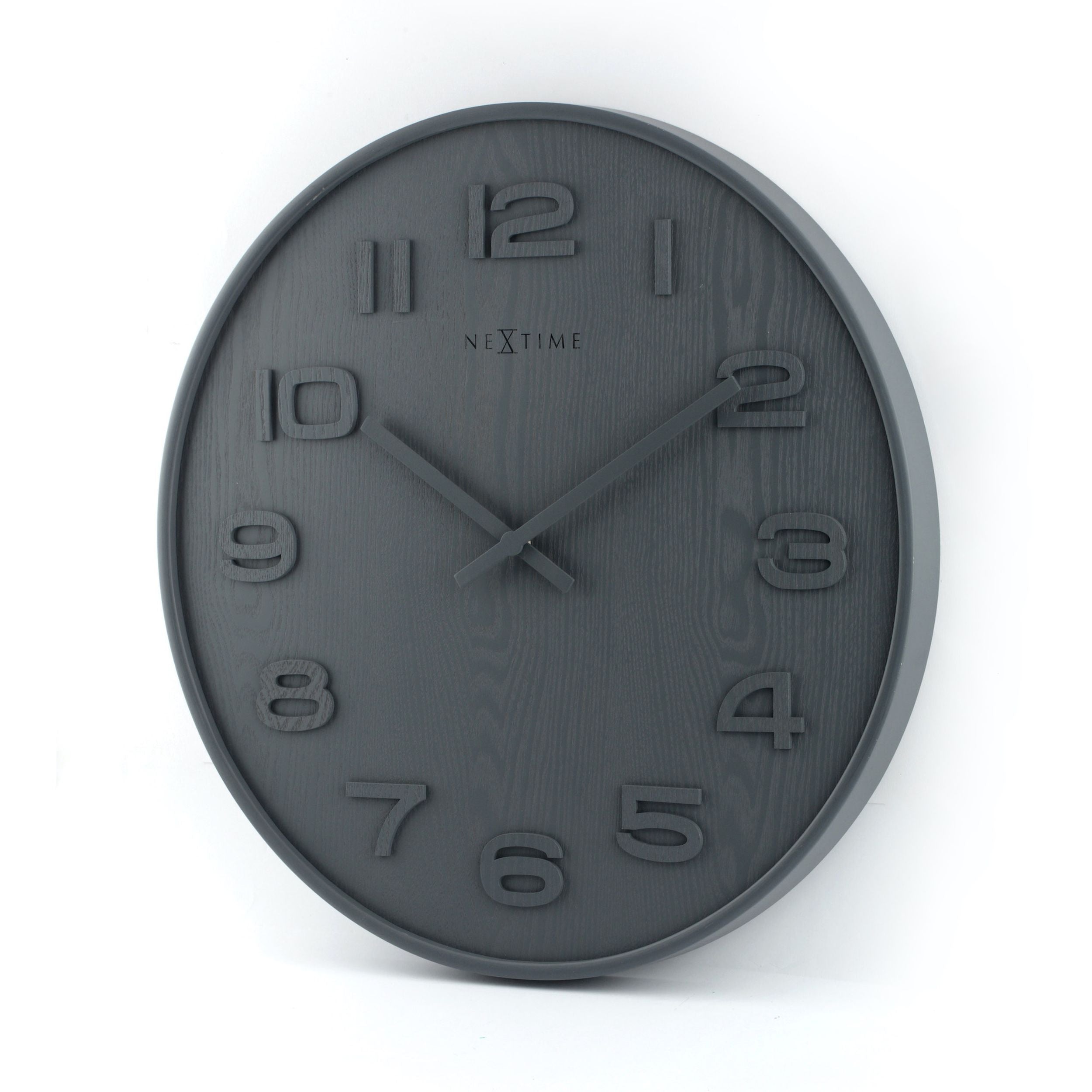 Zegar ścienny Wood Wood 36 cm ciemnoszary