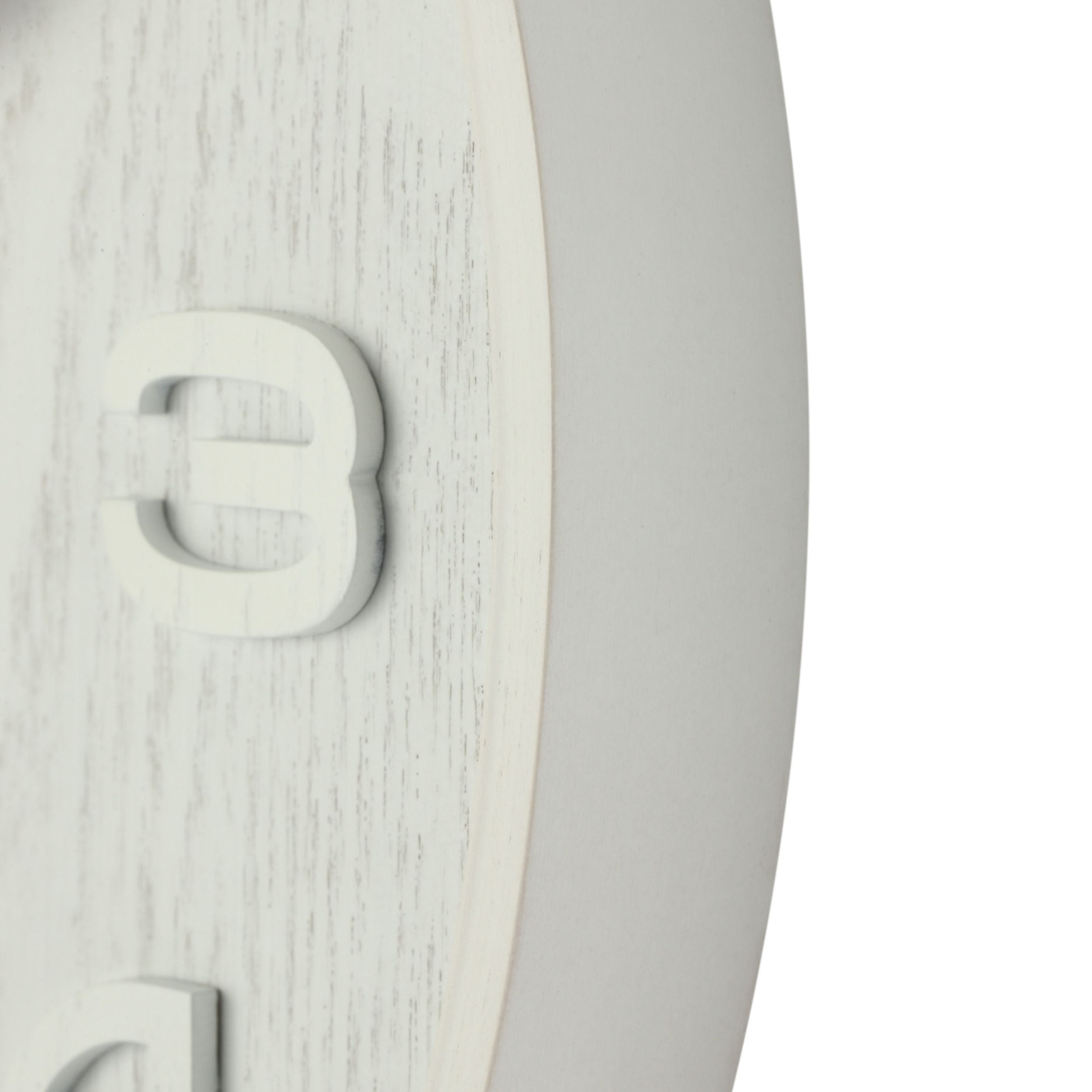 Zegar ścienny Wood Wood 36 cm biały