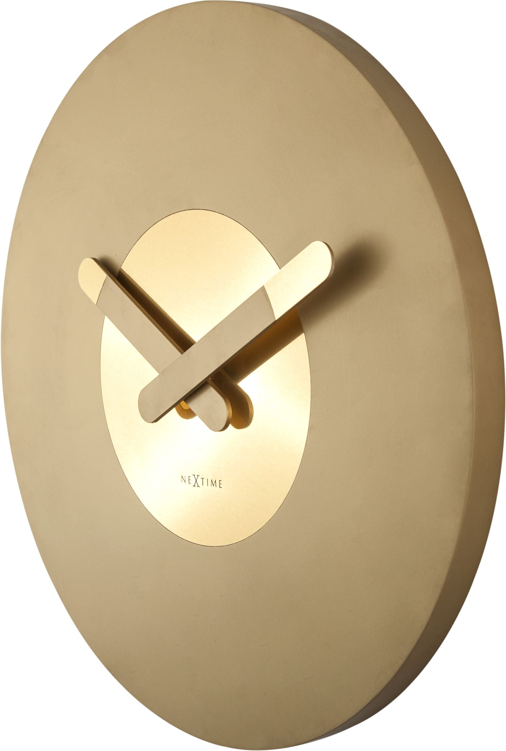 Zegar ścienny In Touch 40 cm złoty