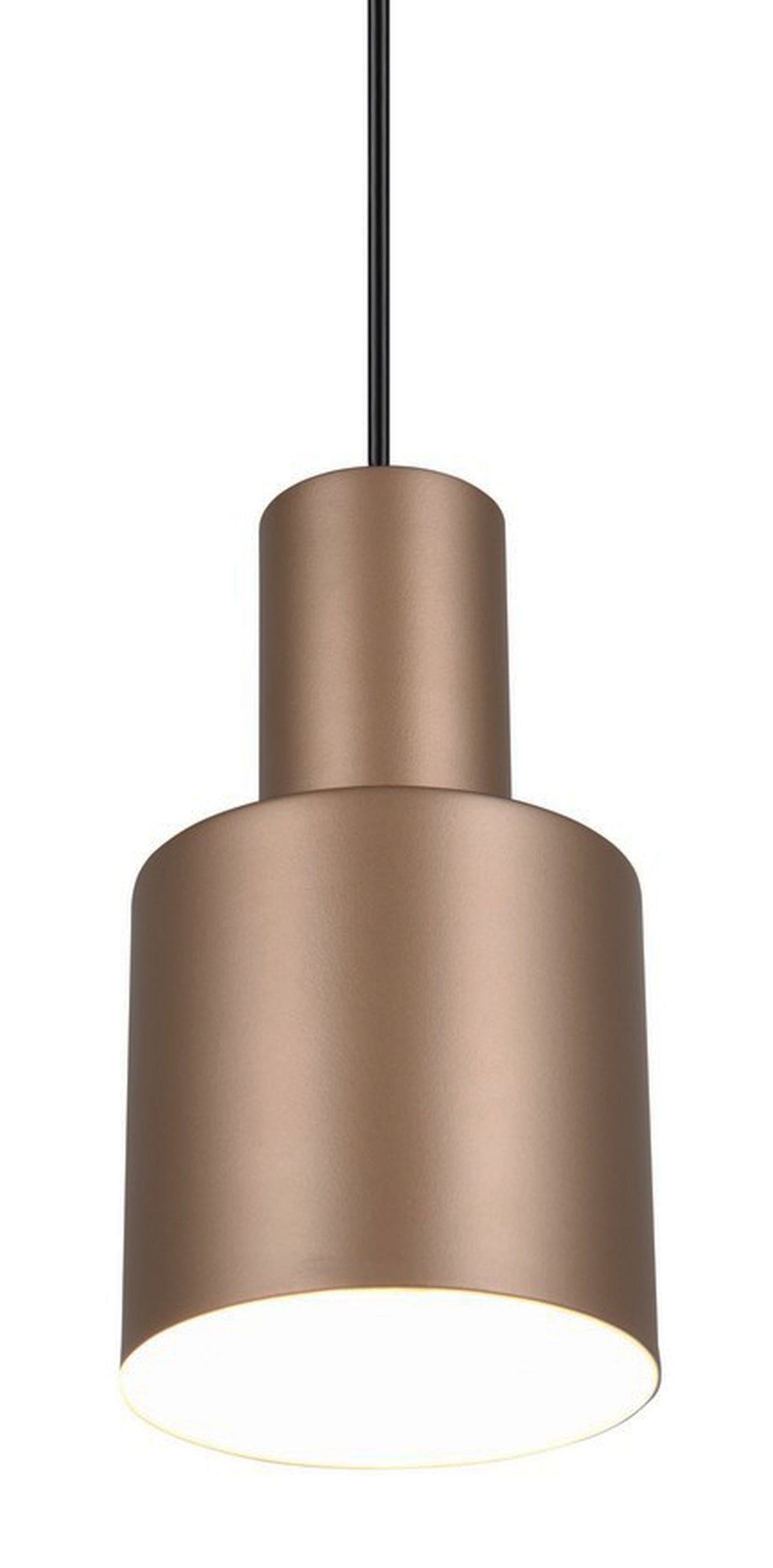 Lampa wisząca Agudo x1 brązowa
