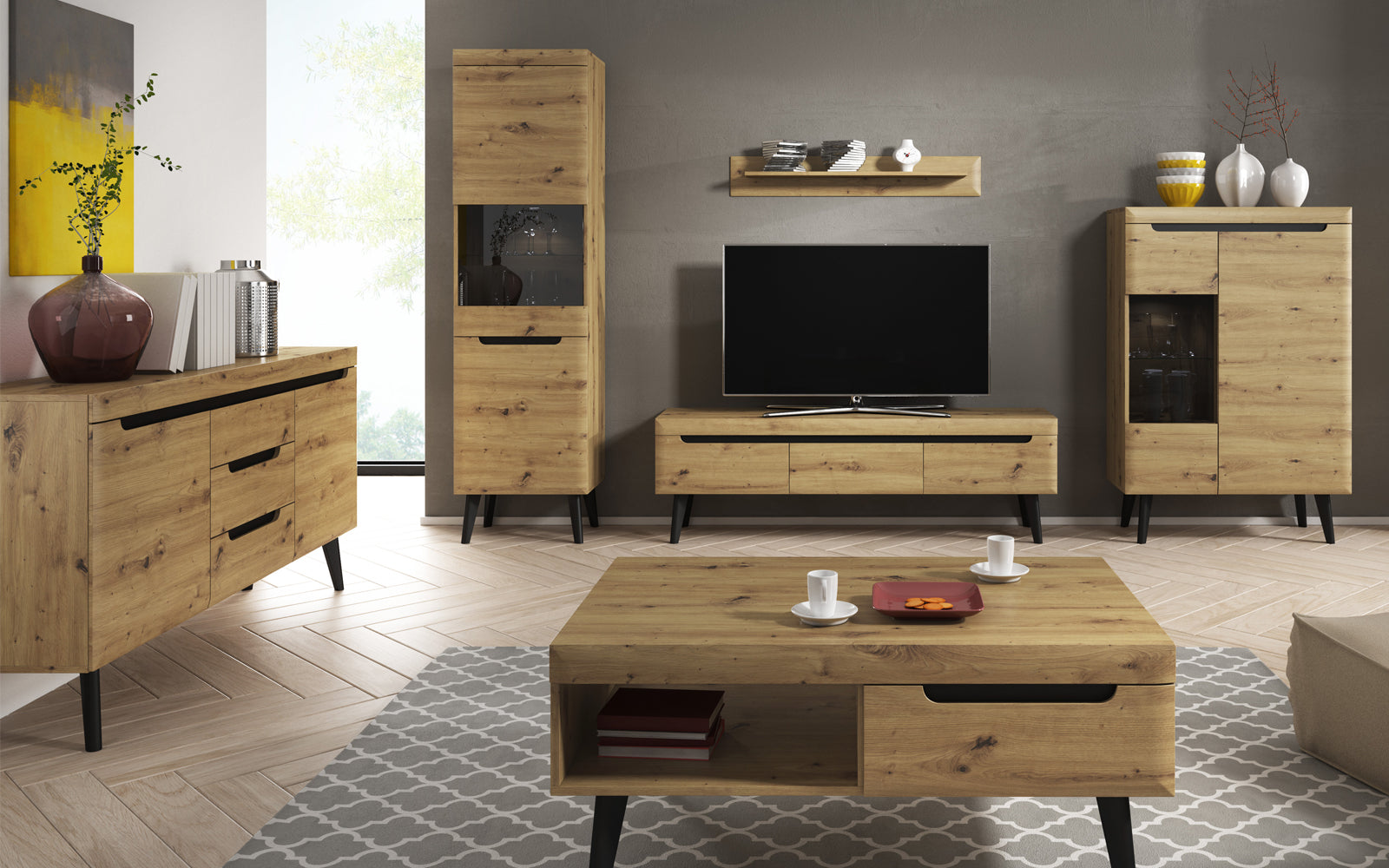 Ława Livinella 107x67 cm dąb Artisan