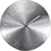 Zegar ścienny Elegant Dome 35 cm srebrny
