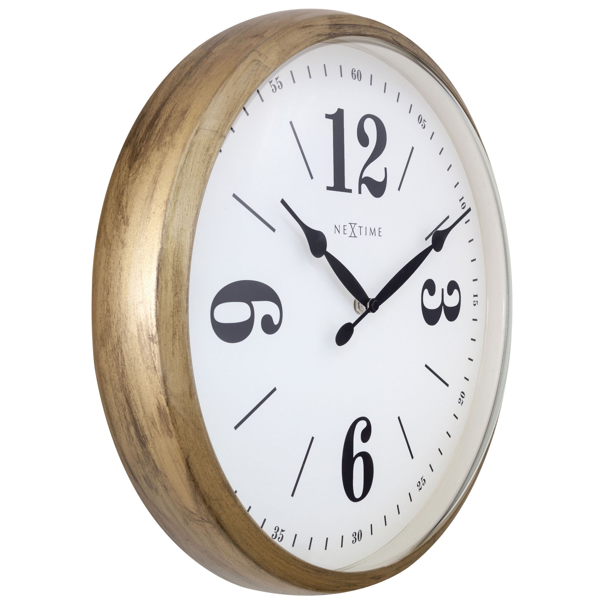 Zegar ścienny Classic 39 cm biało-złoty