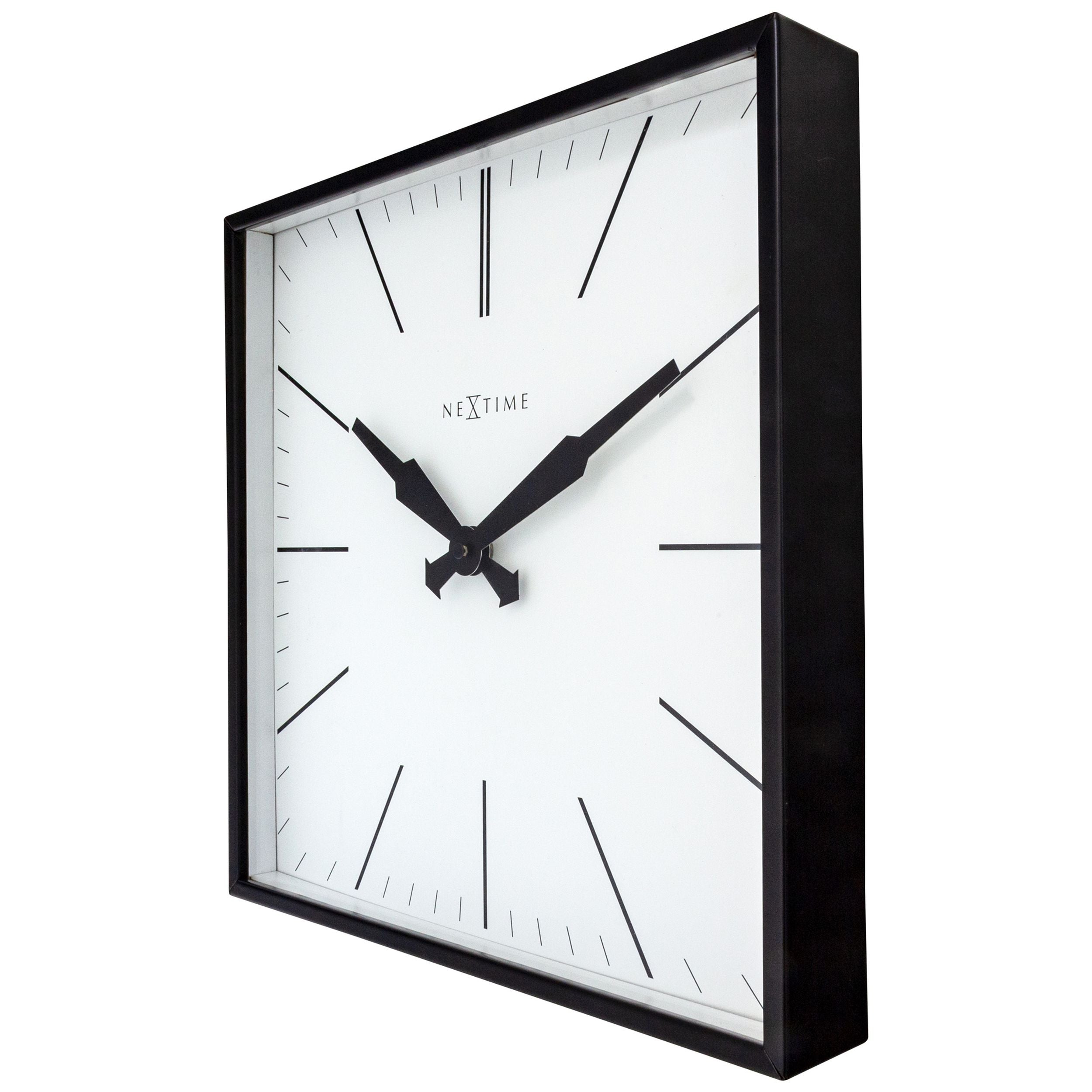 Zegar ścienny Be Square 35 cm czarno-biały