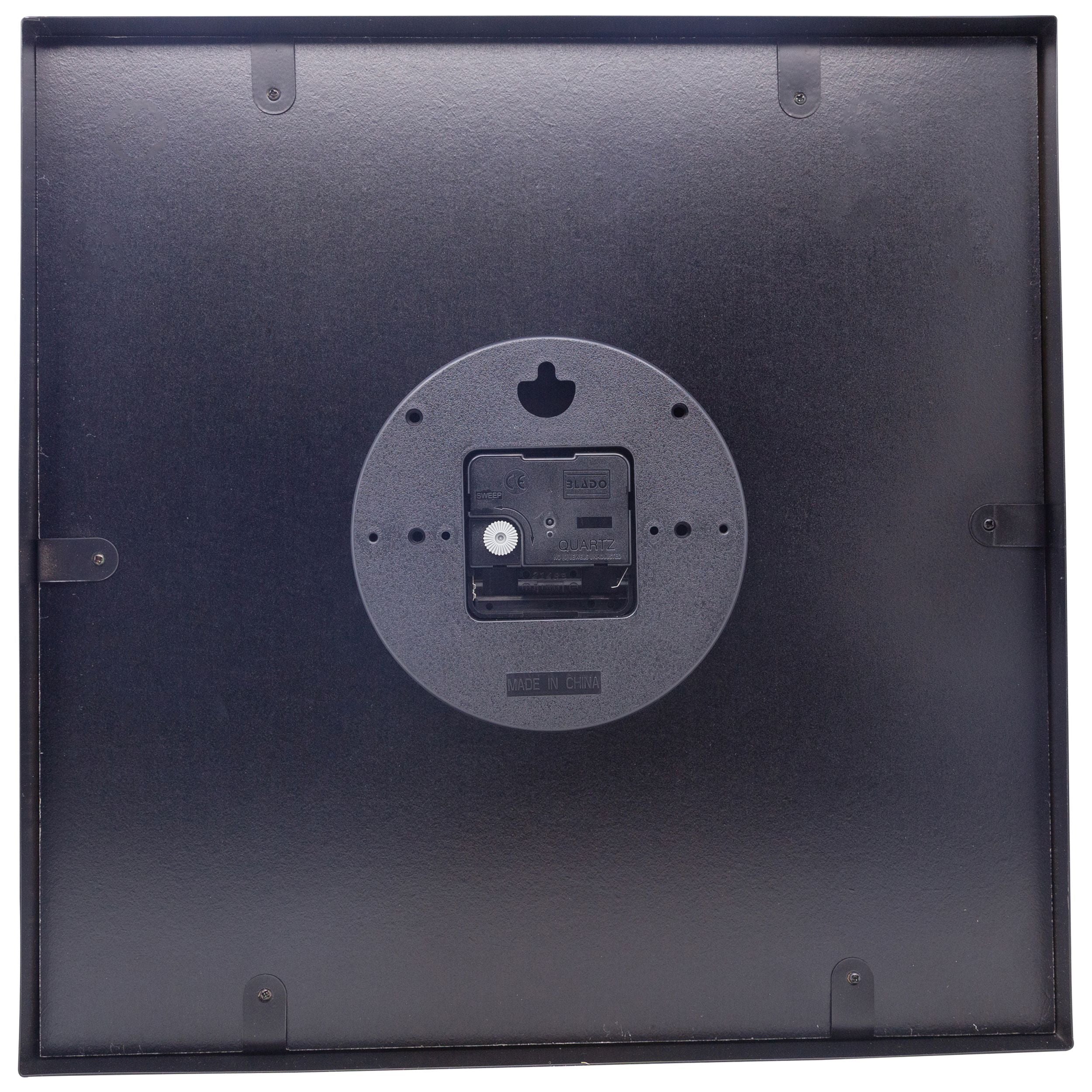 Zegar ścienny Be Square 35 cm czarno-biały
