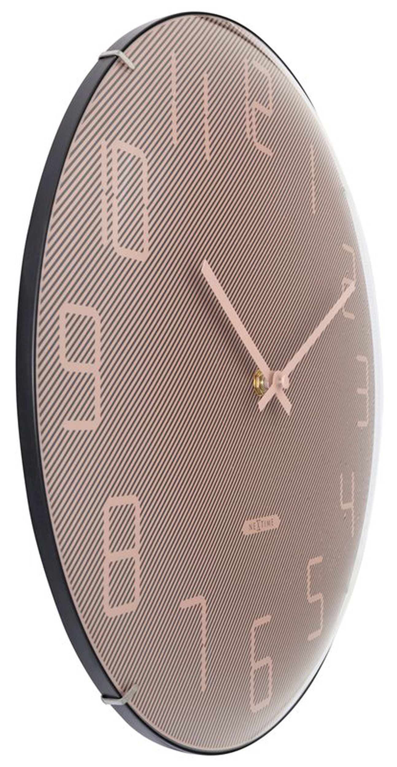 Zegar ścienny Shade średnica 35 cm różowy
