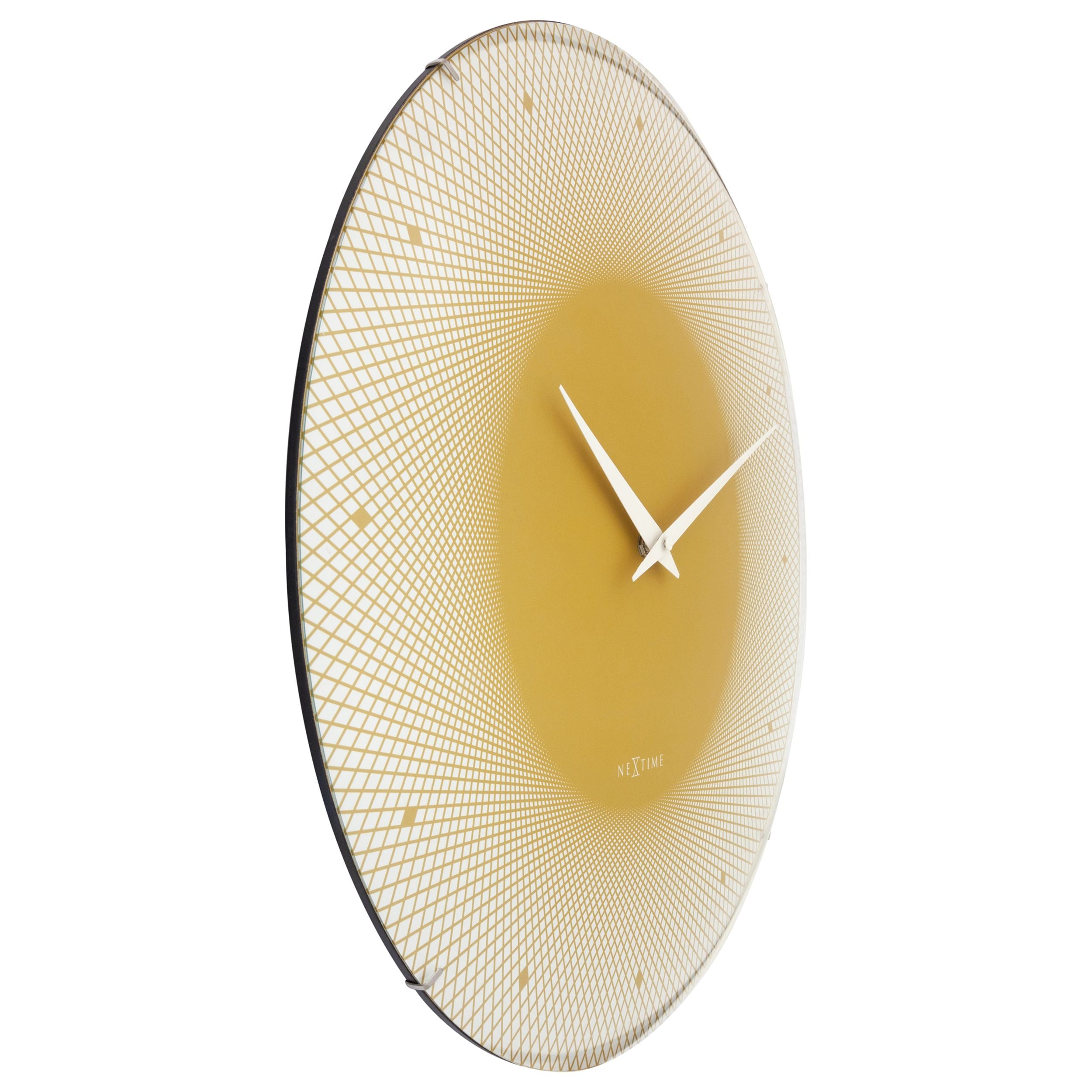 Zegar ścienny Deep 50 cm żółty