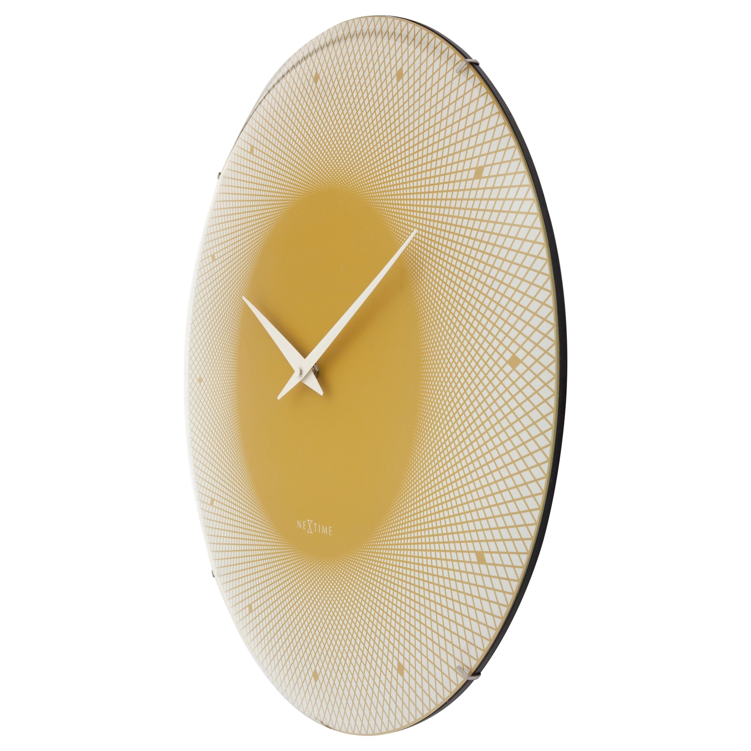 Zegar ścienny Deep 50 cm żółty