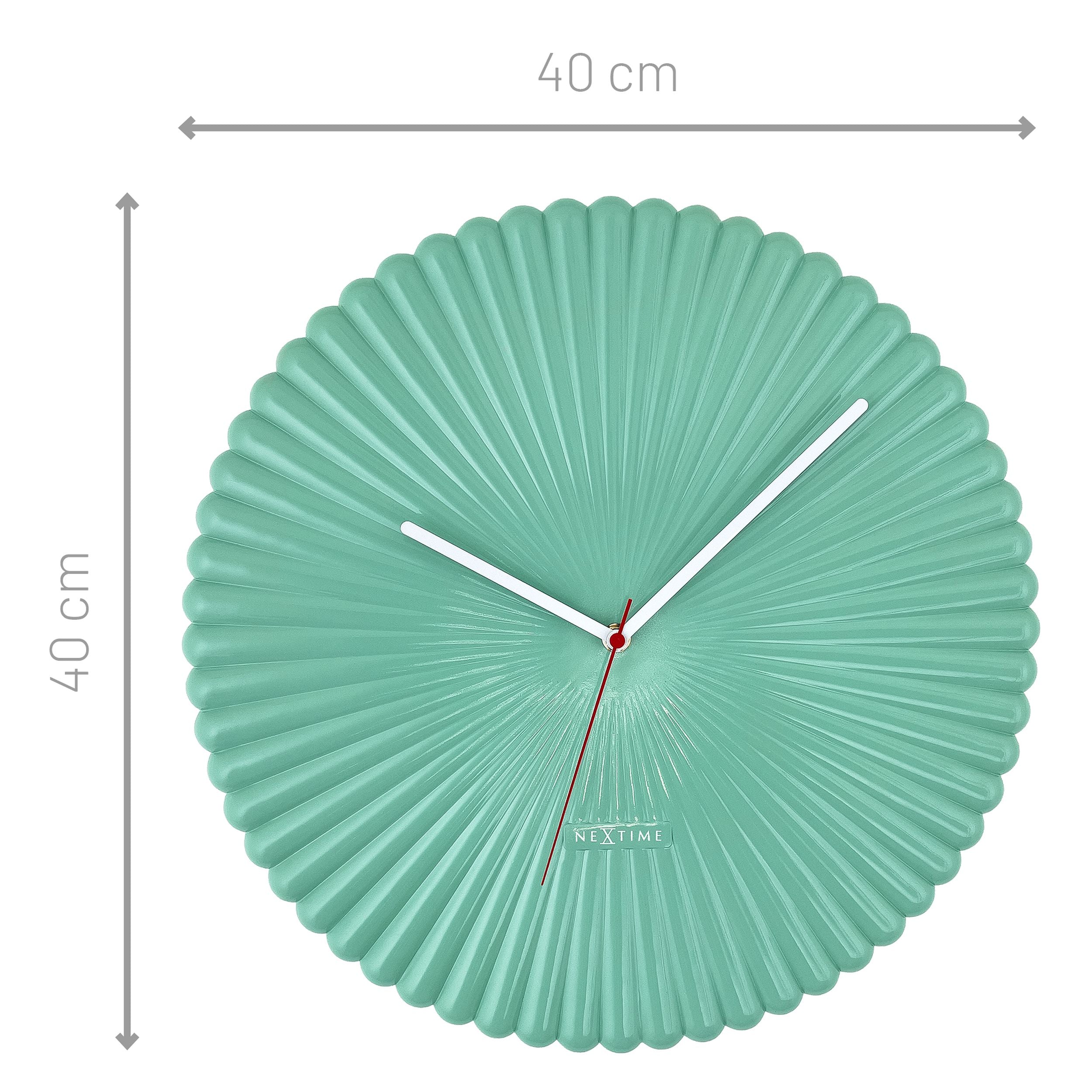 Zegar ścienny Mousse 40 cm zielony