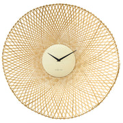 Zegar ścienny Bamboo 60 cm jasnobrązowy