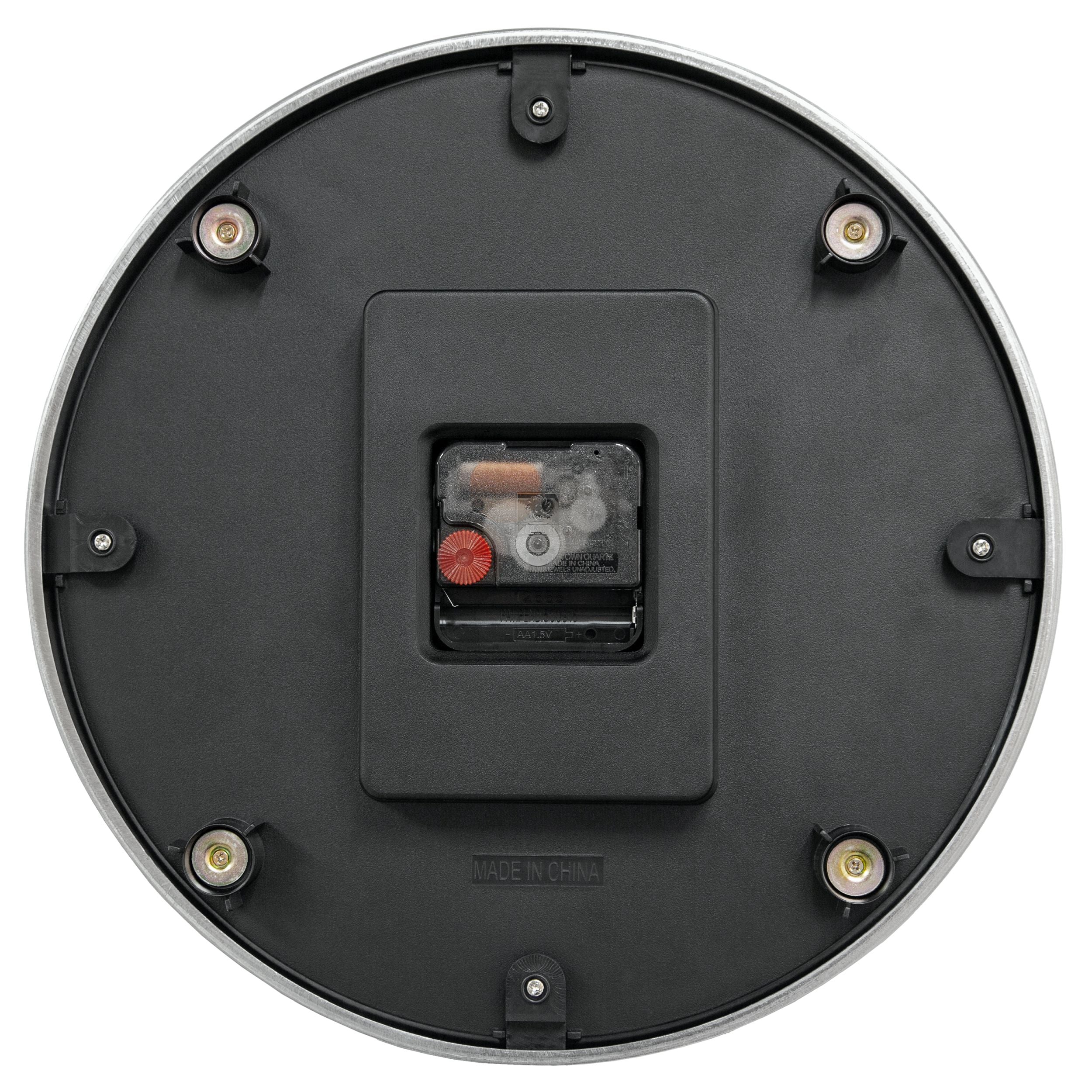 Zegar ścienny Double Small 28 cm biało-czarny