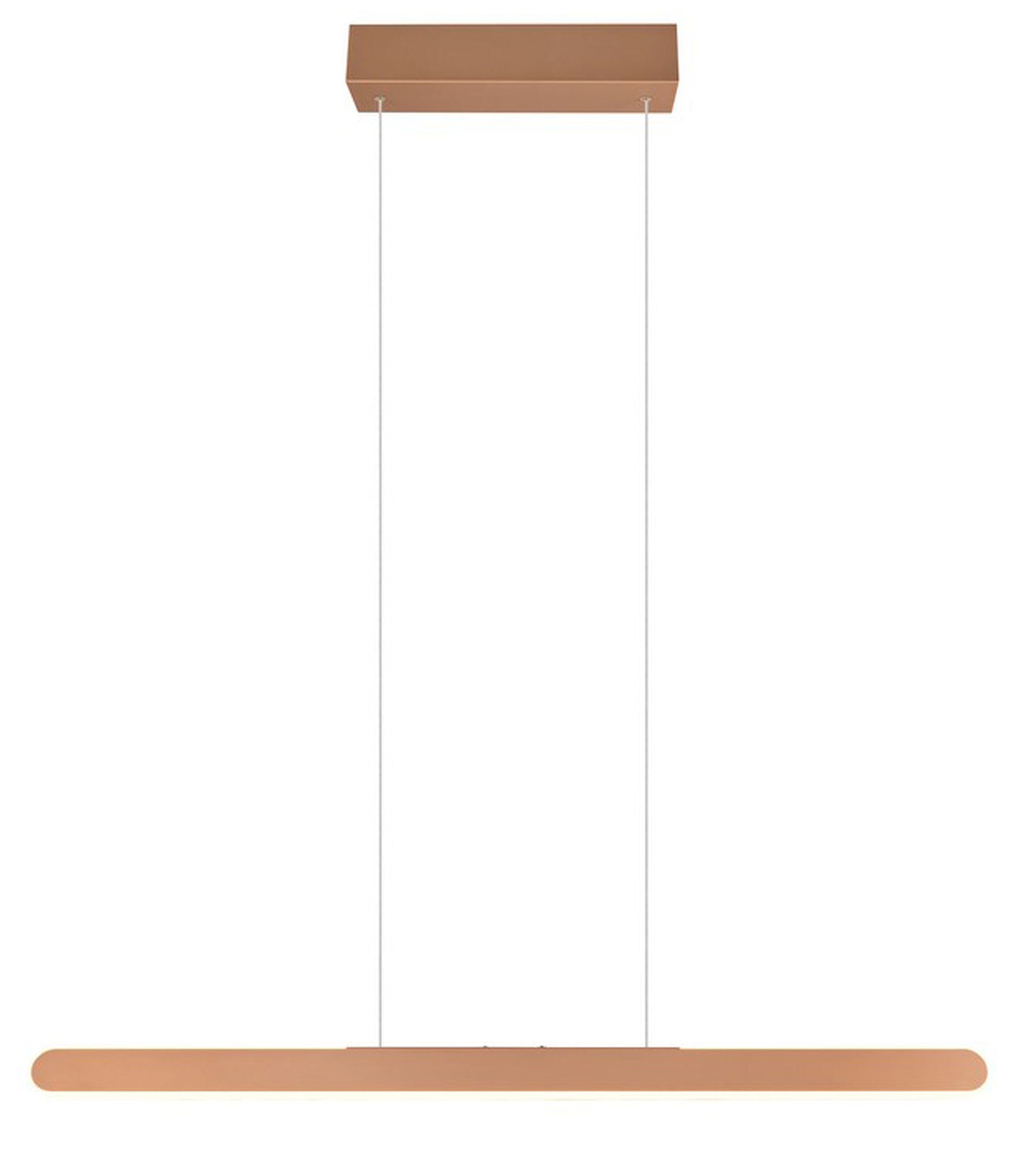 Lampa wisząca Helios LED brązowa
