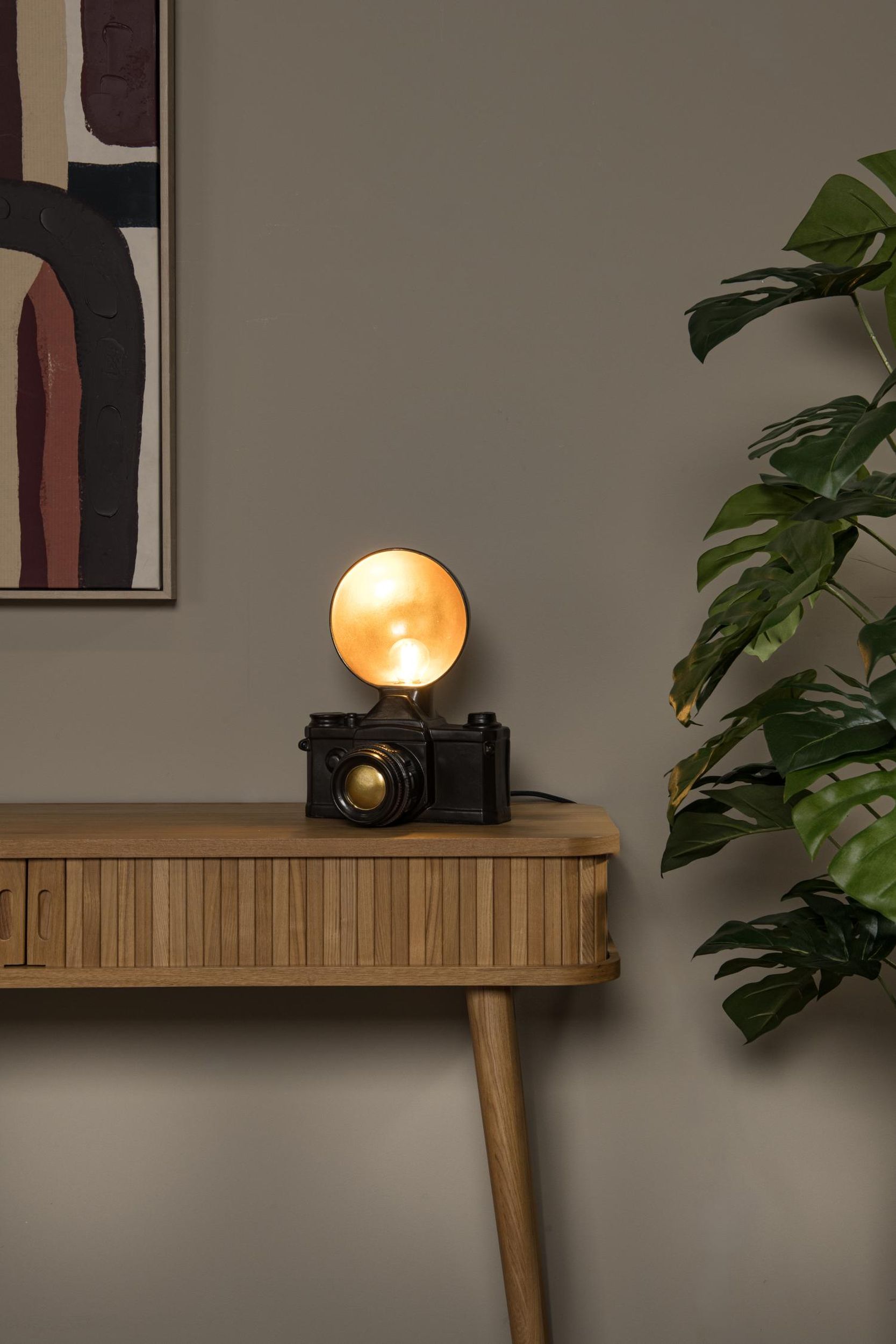 Lampa stołowa Camera czarna