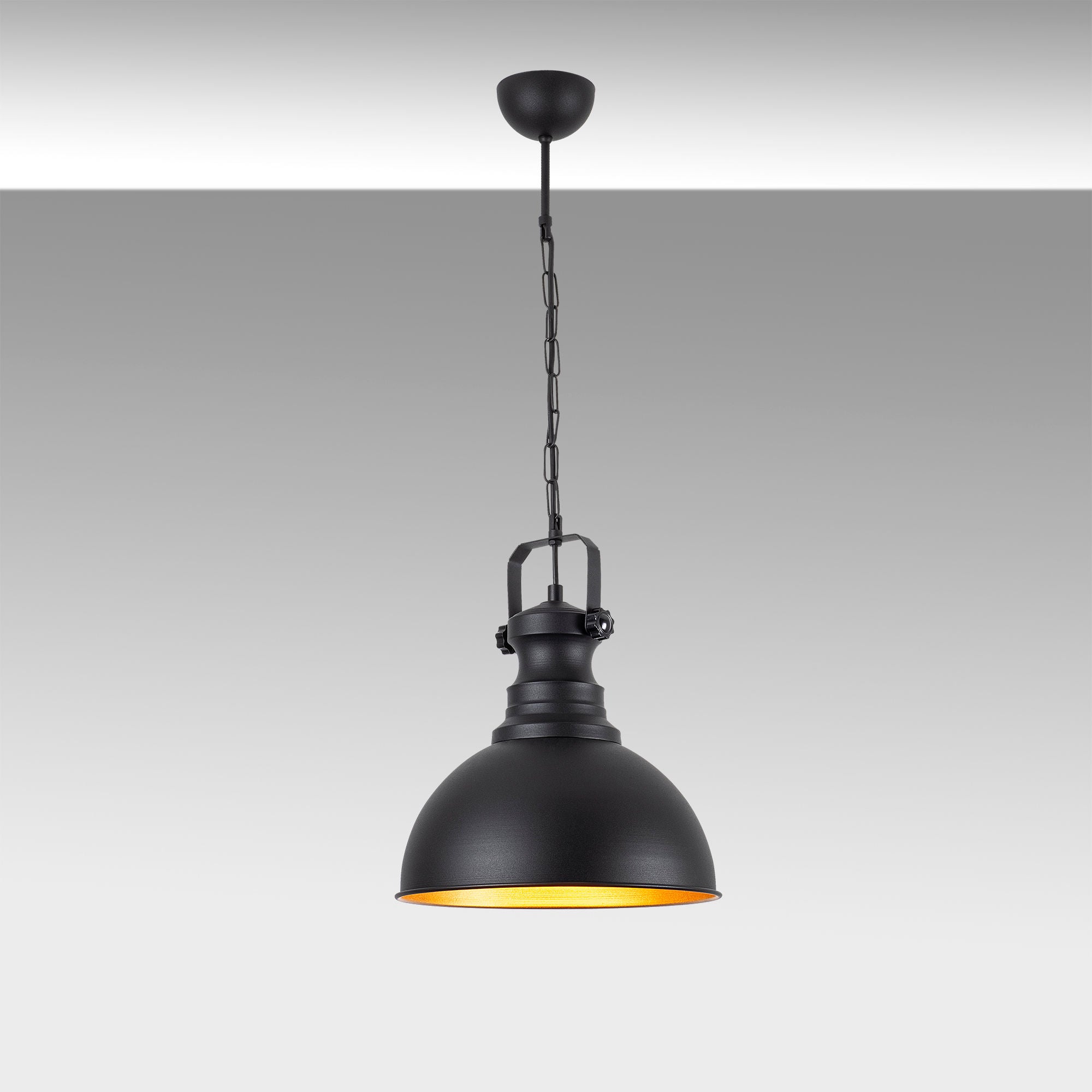 Lampa wisząca Ardulace metalowa czarna