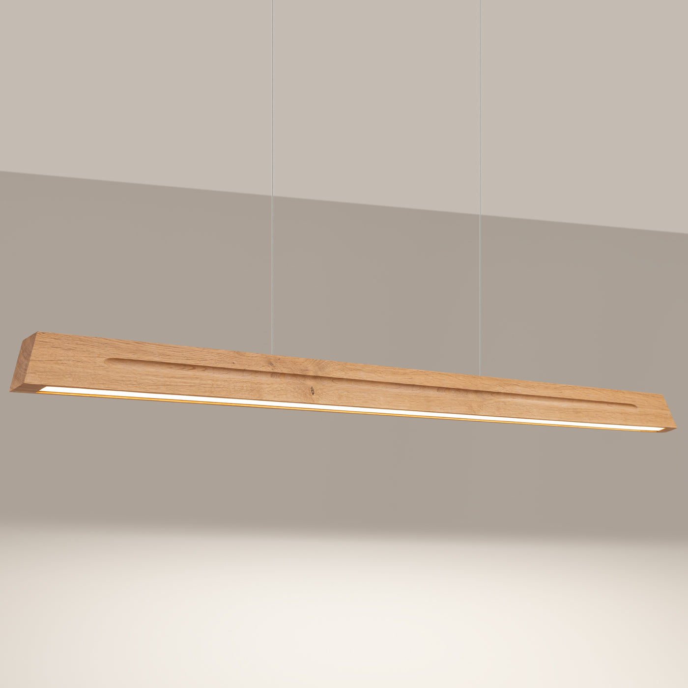 Lampa wisząca Skog LED 150 cm dąb 4000K