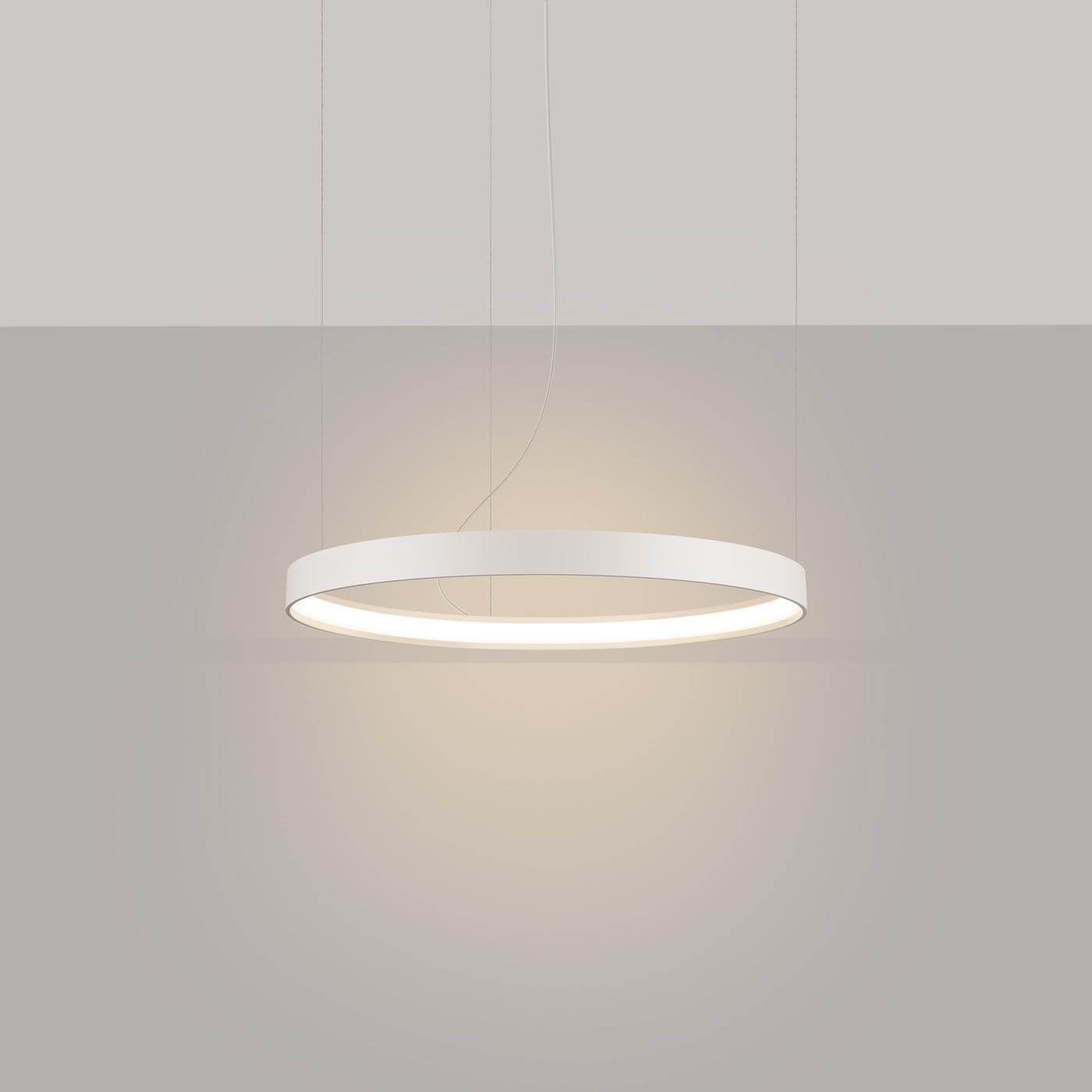 Żyrandol Rio LED 55 cm beżowy 3000K