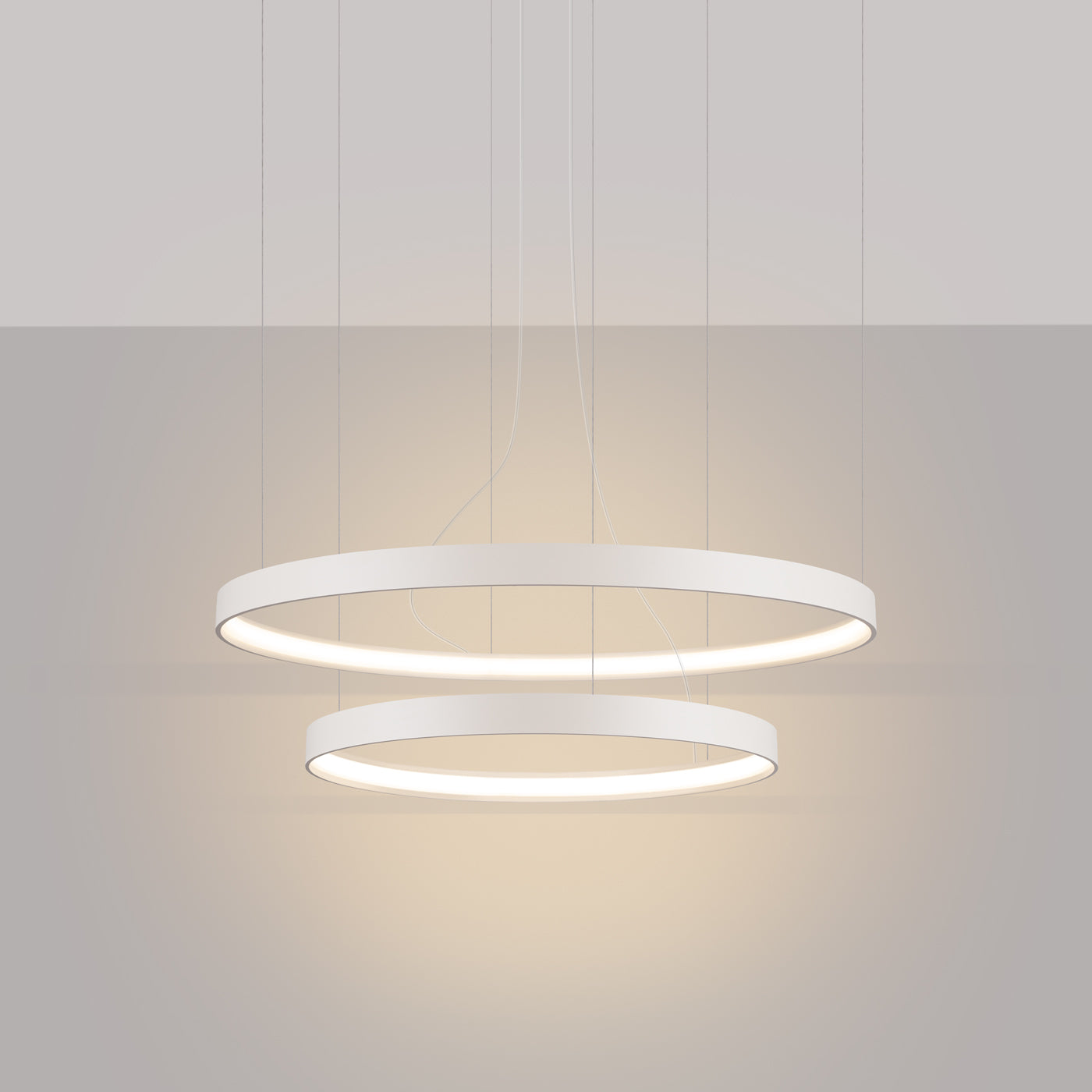Żyrandol Rio 2 LED beżowy 3000K