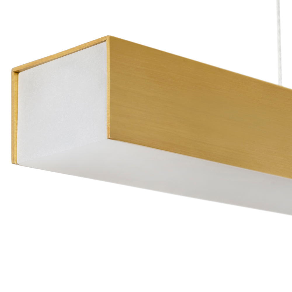 Lampa wisząca Kallis nowoczesna 118 cm złota
