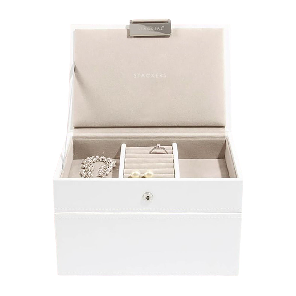 Szkatułka na biżuterię Classic Jewellery Box 13x18 cm biała