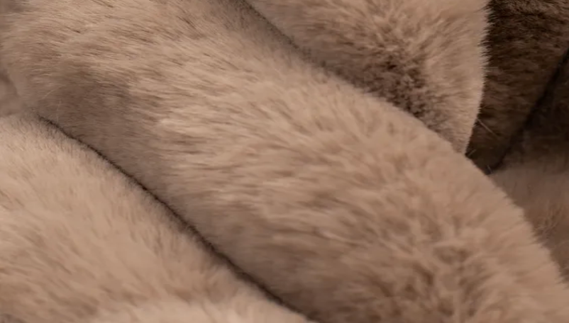 Narożnik Bervel L-kształtny jasnobrązowy pluszowy sztruks prawostronny
